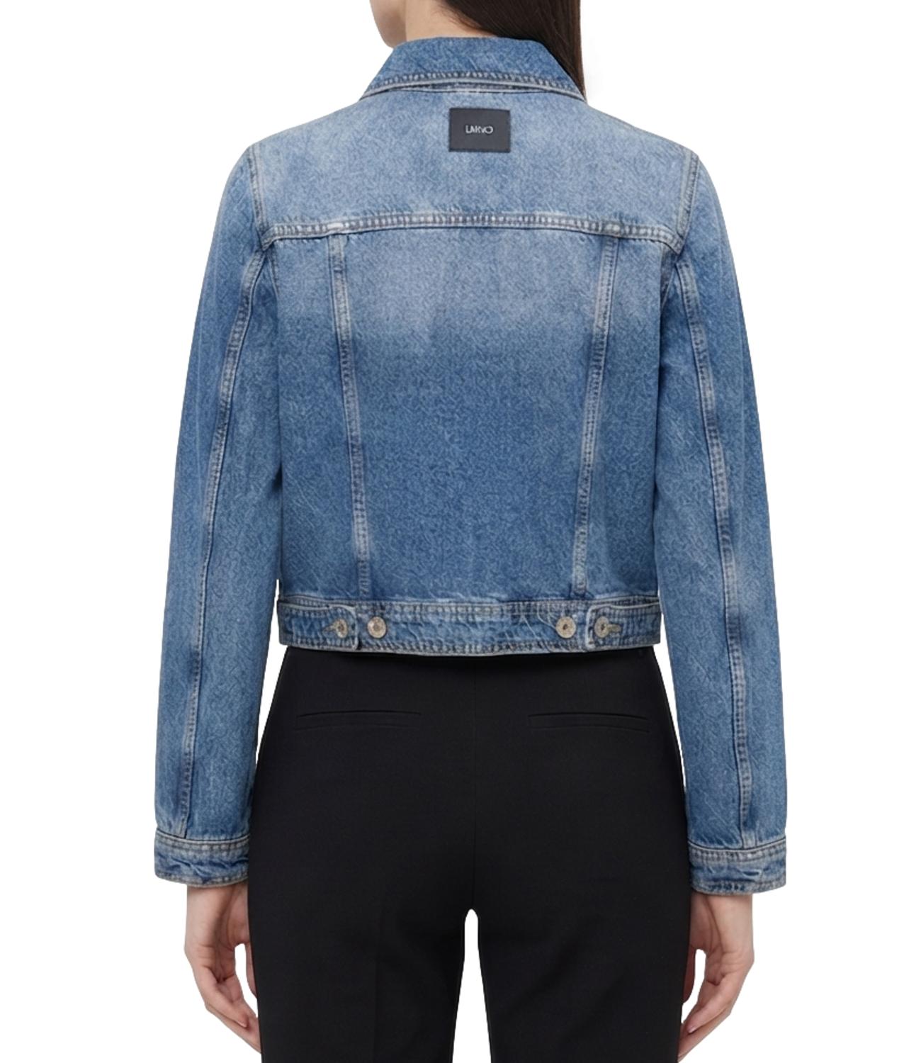Liu jo Giubbotto da Donna - Den.blue Vint.zip Wa - Uf6501d0396