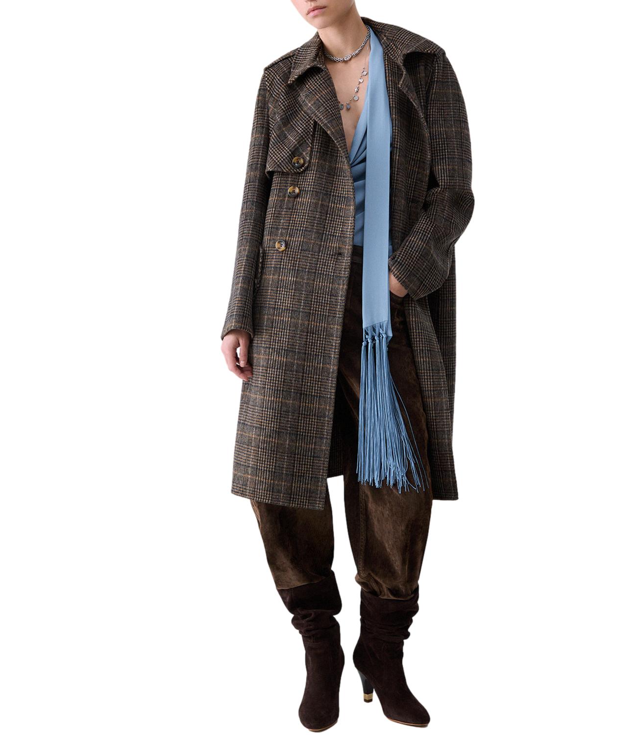 Liu jo Cappotto da Donna - Camel Check - Wf6006t677a