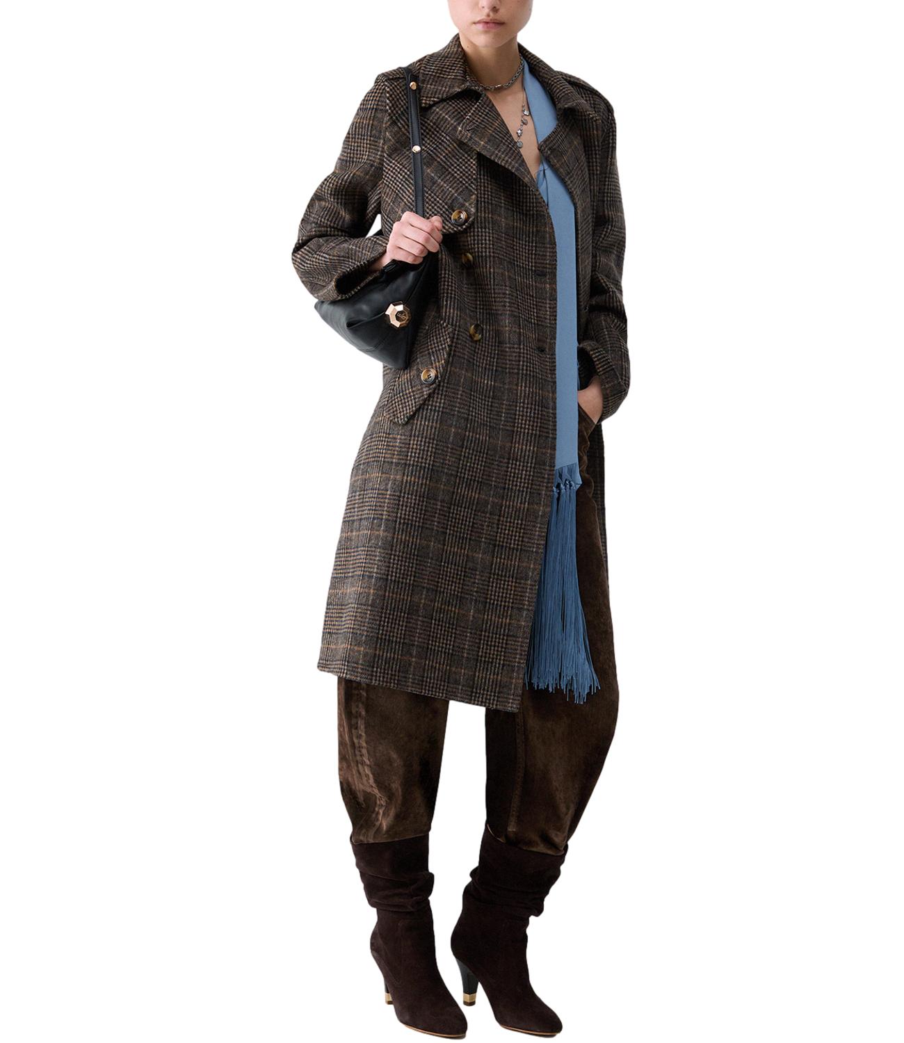 Liu jo Cappotto da Donna - Camel Check - Wf6006t677a