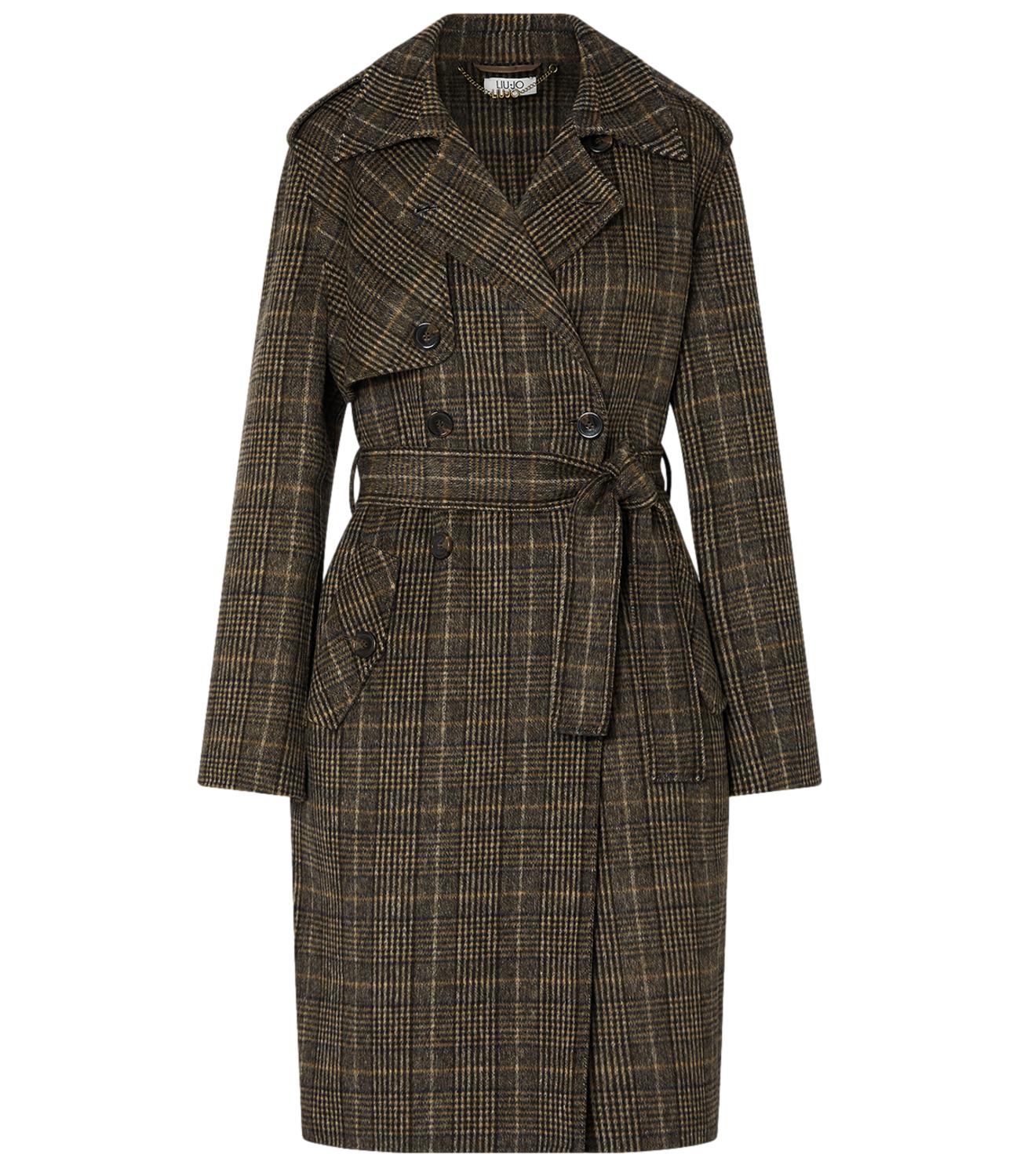 Liu jo Cappotto da Donna - Camel Check - Wf6006t677a