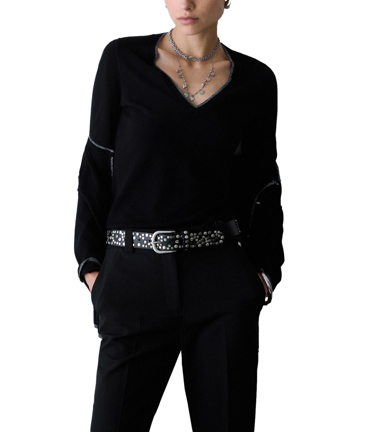 Liu jo Maglia da Donna - Nero - Wf6012ms49i