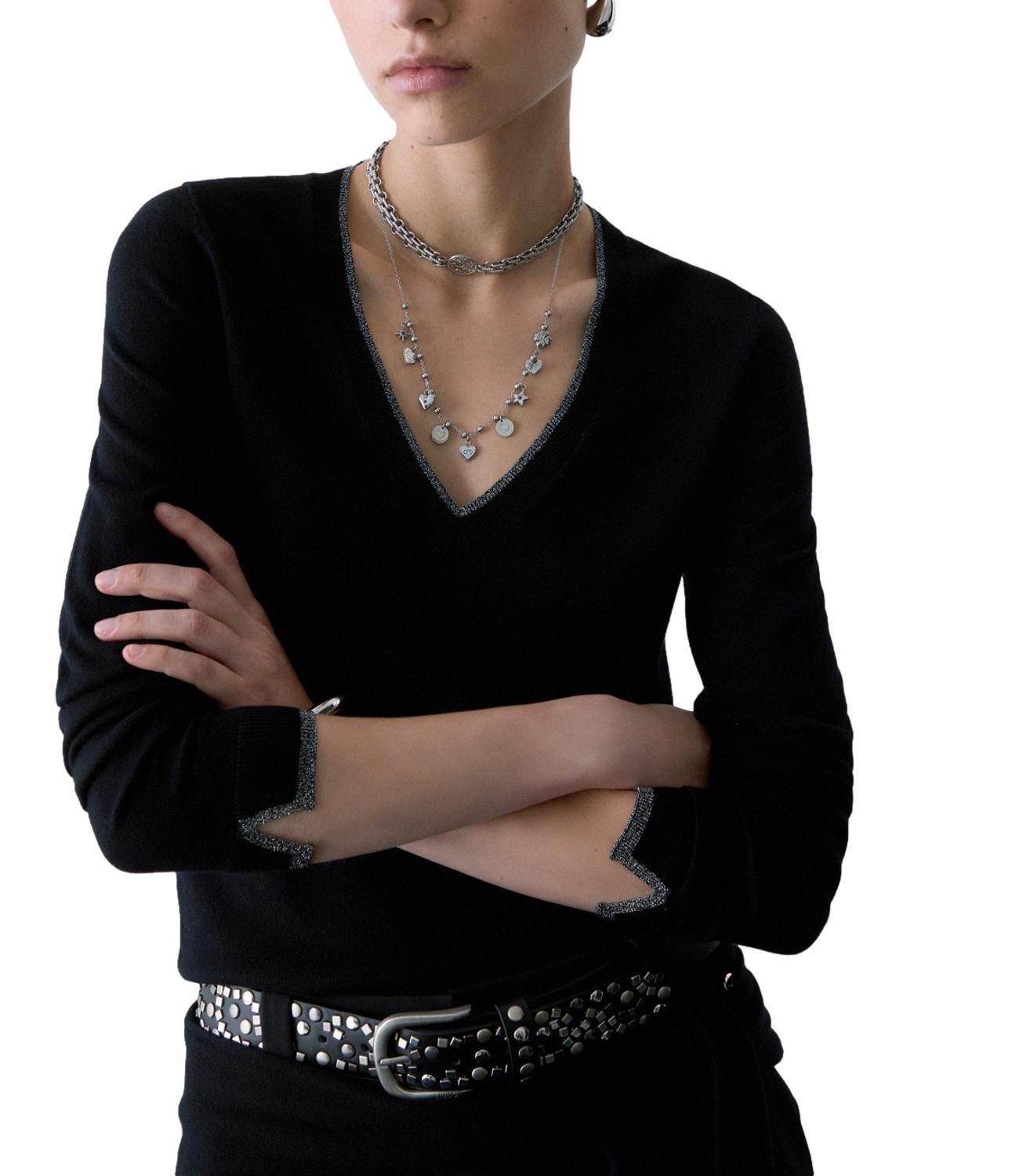 Liu jo Maglia da Donna - Nero - Wf6012ms49i