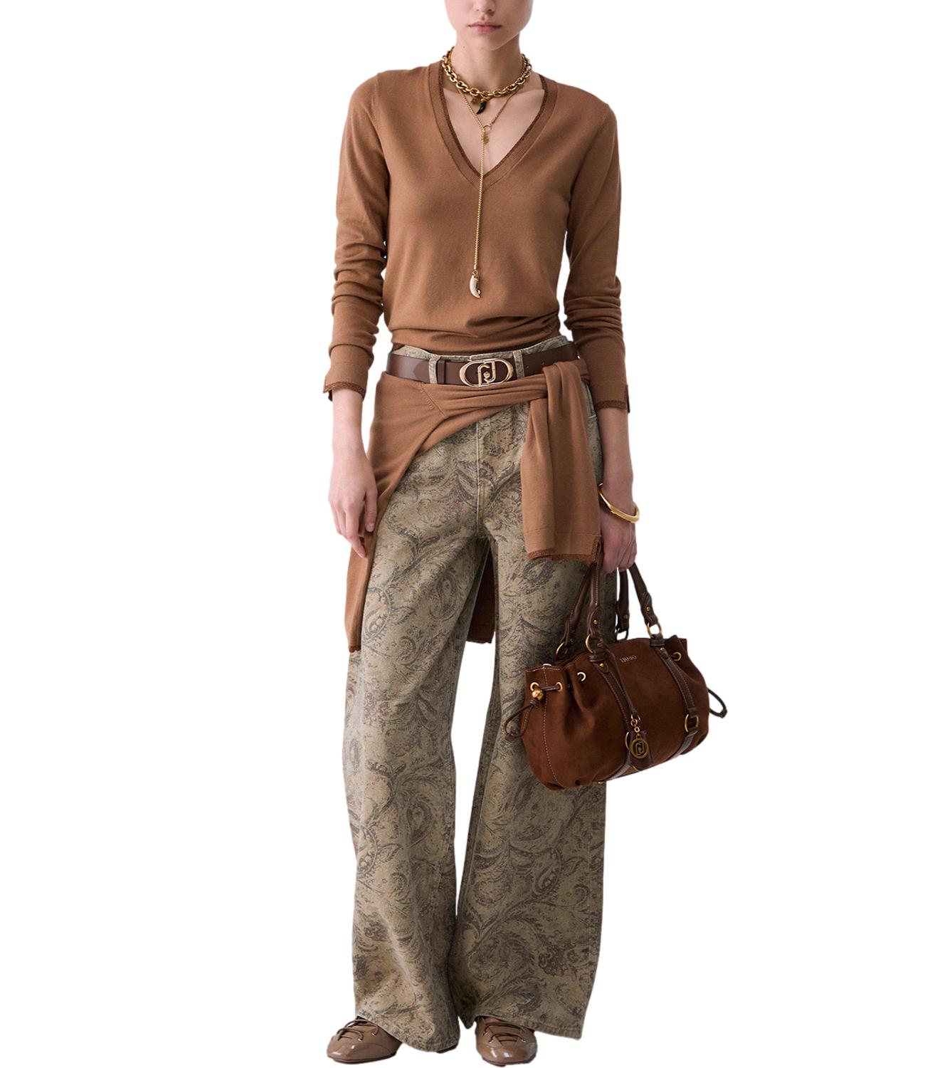 Liu jo Maglia da Donna - Cocoa Creme - Wf6012ms49i