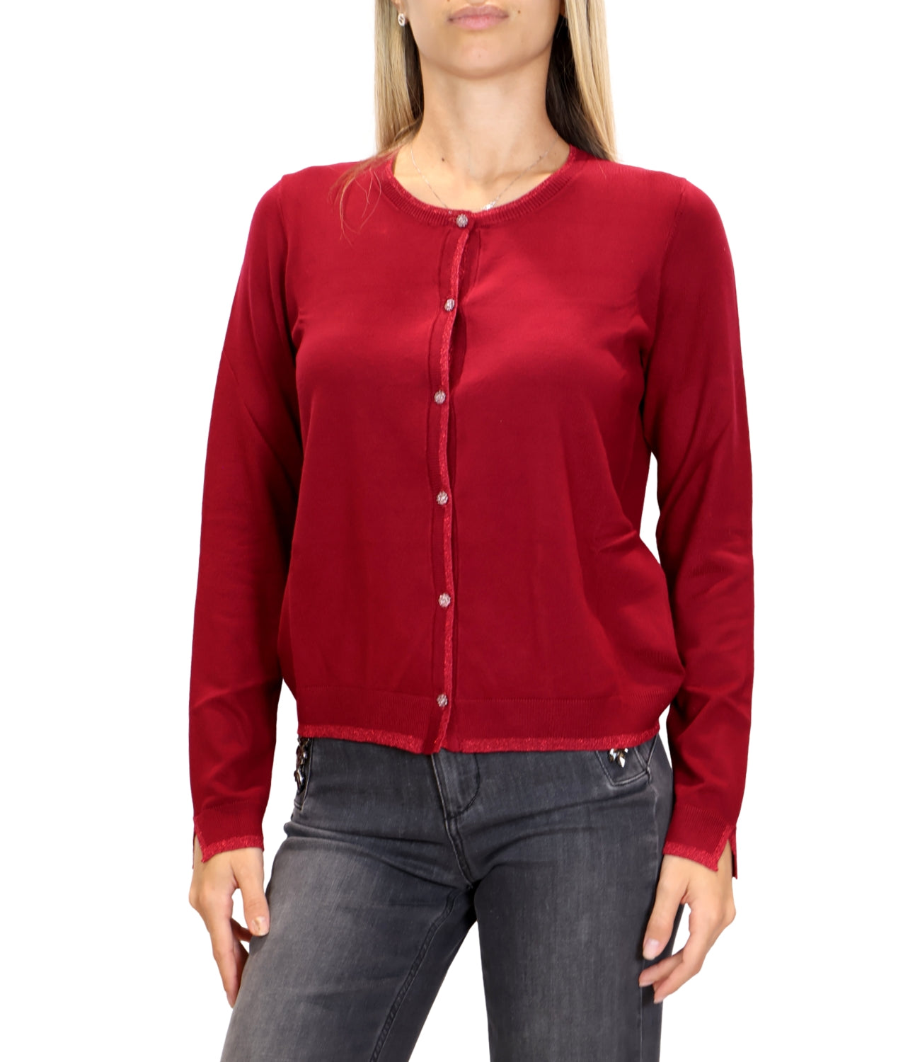 Liu jo Cardigan da Donna - Scarlet - Wf6014ms49i