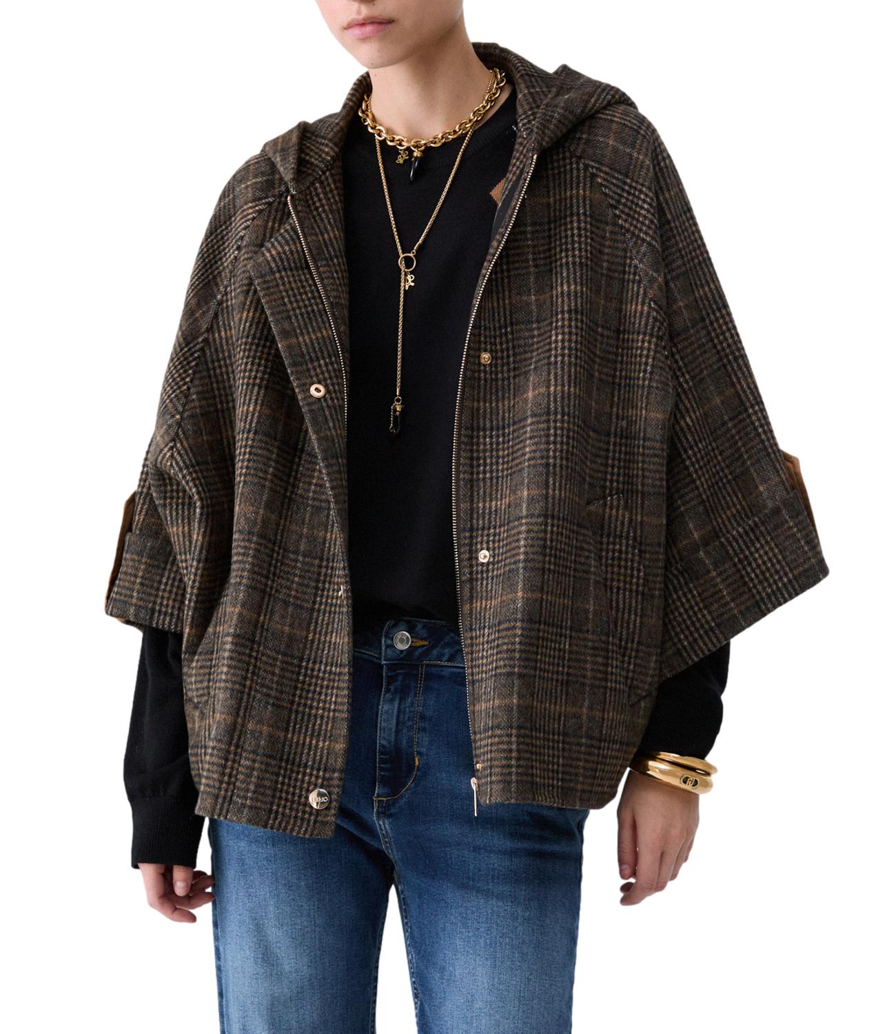 Liu jo Giaccone da Donna - Camel Check - Wf6058t677a