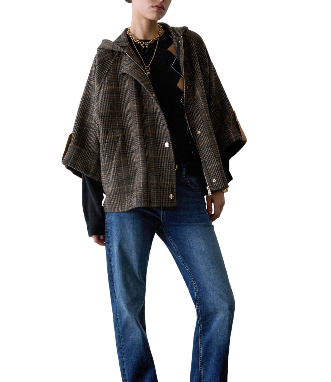 Liu jo Giaccone da Donna - Camel Check - Wf6058t677a