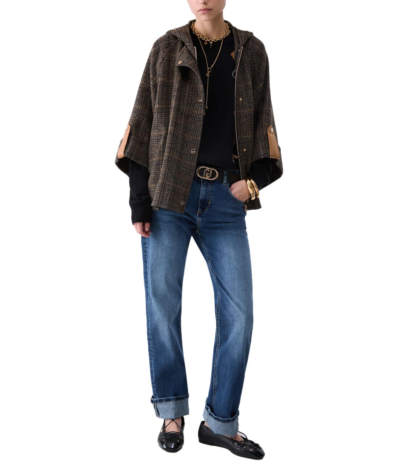 Liu jo Giaccone da Donna - Camel Check - Wf6058t677a