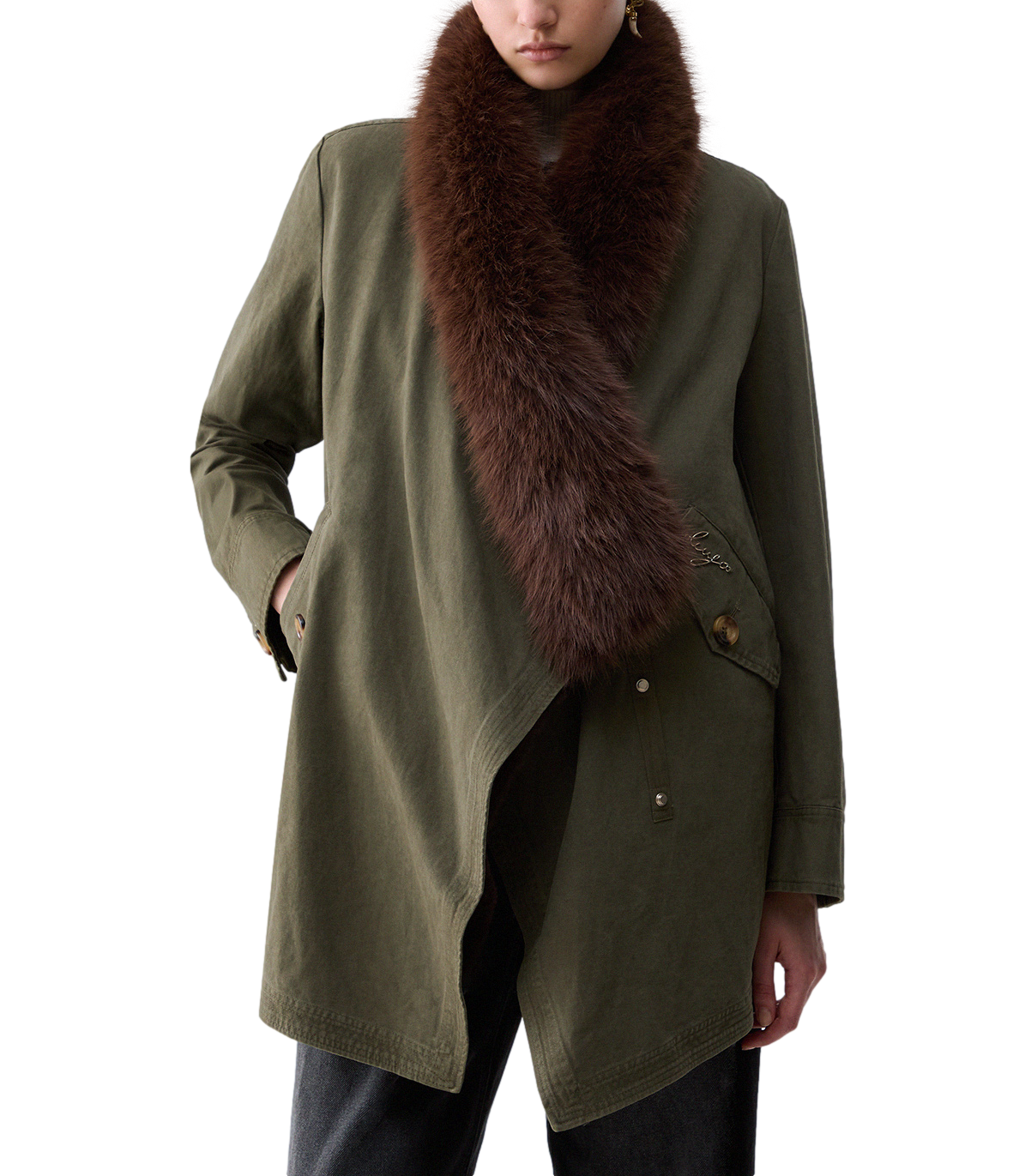 Liu jo Giaccone da Donna - Verde Alpino - Wf6076t718a