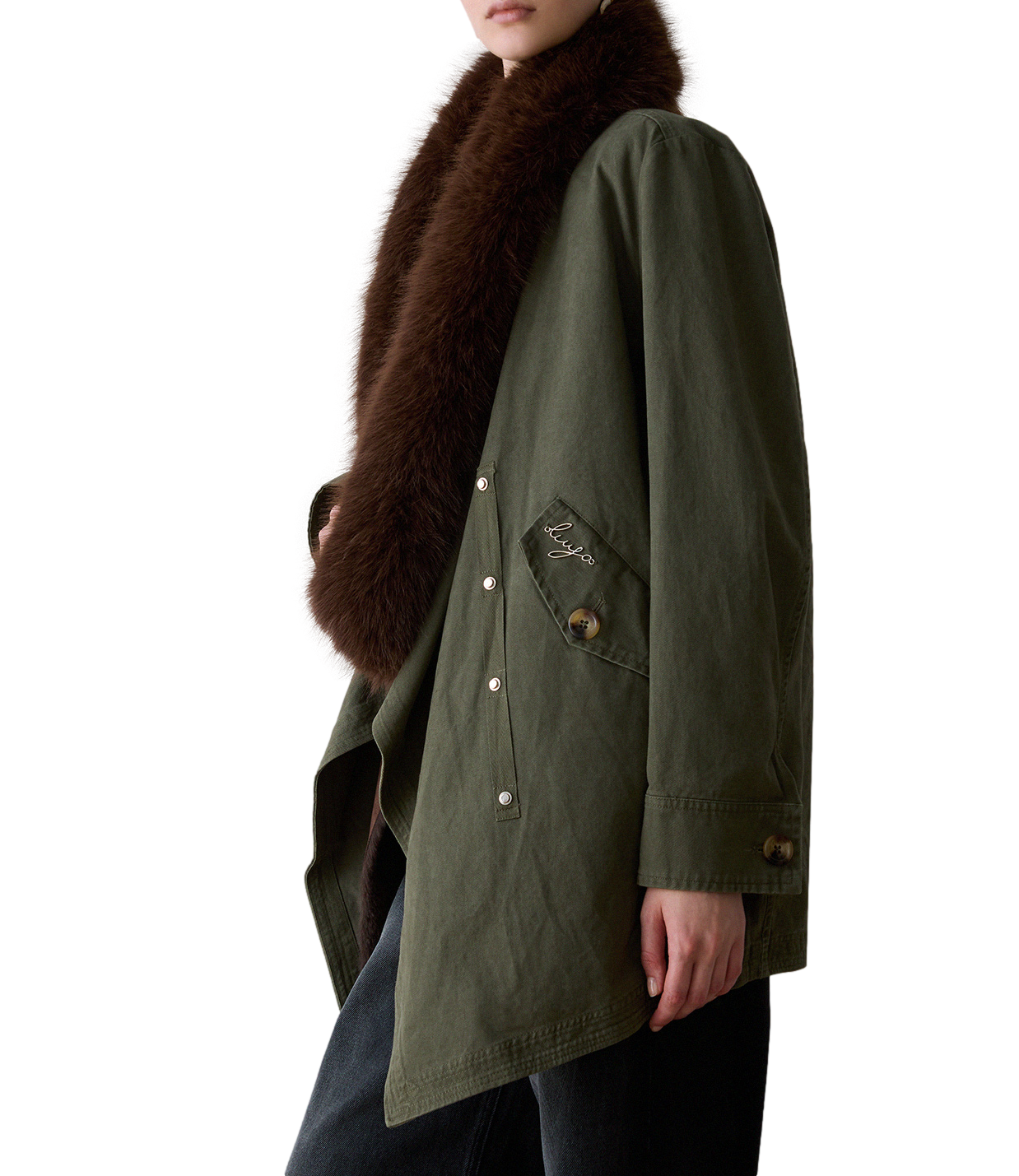 Liu jo Giaccone da Donna - Verde Alpino - Wf6076t718a