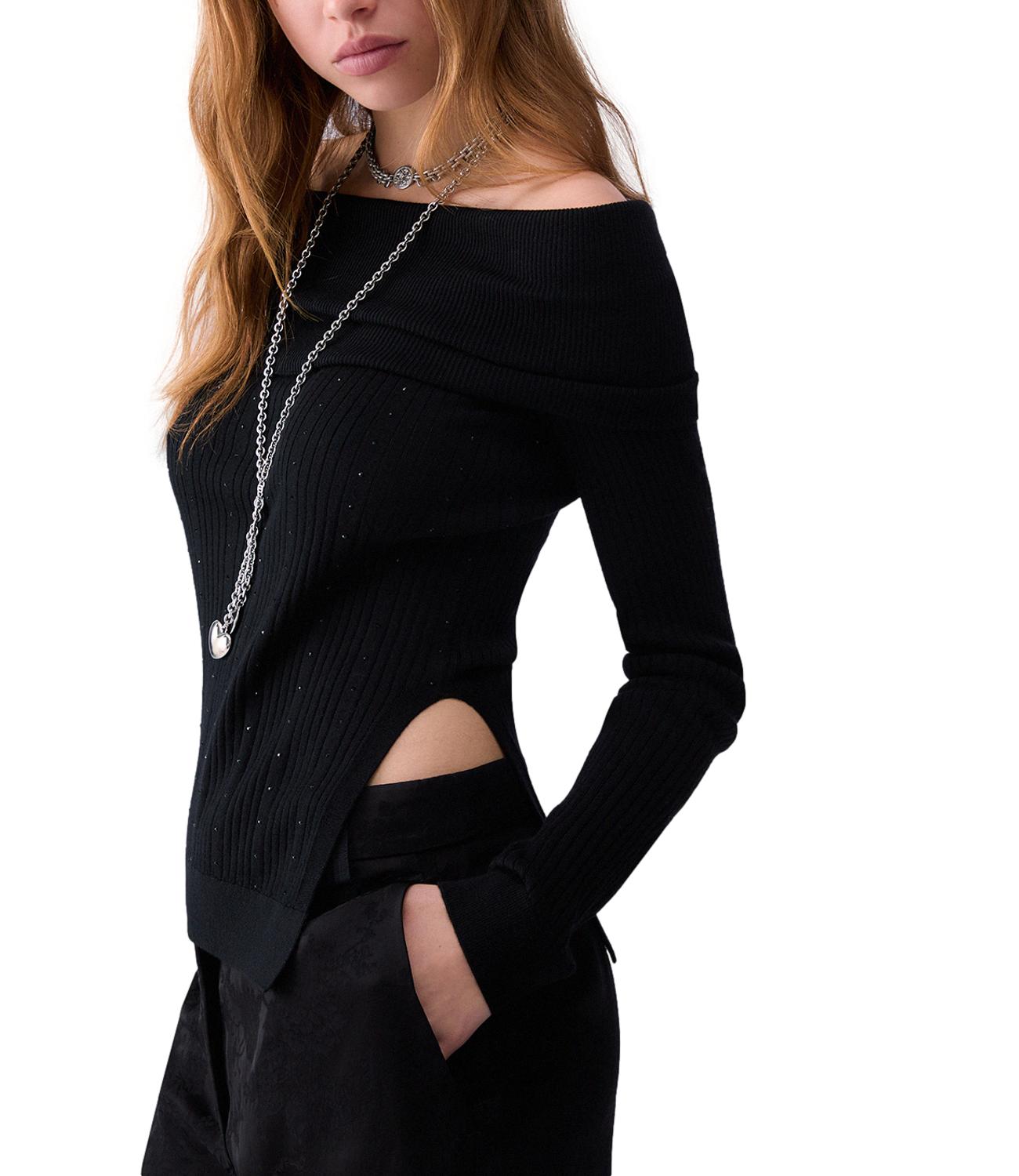 Liu jo Maglia da Donna - Nero - Wf6099ma77q