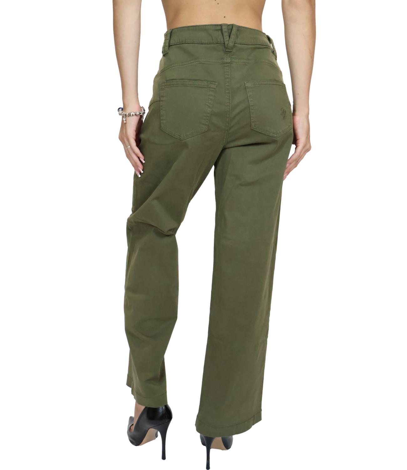 Liu jo Pantalone da Donna - Verde Alpino - Wf6125t709a