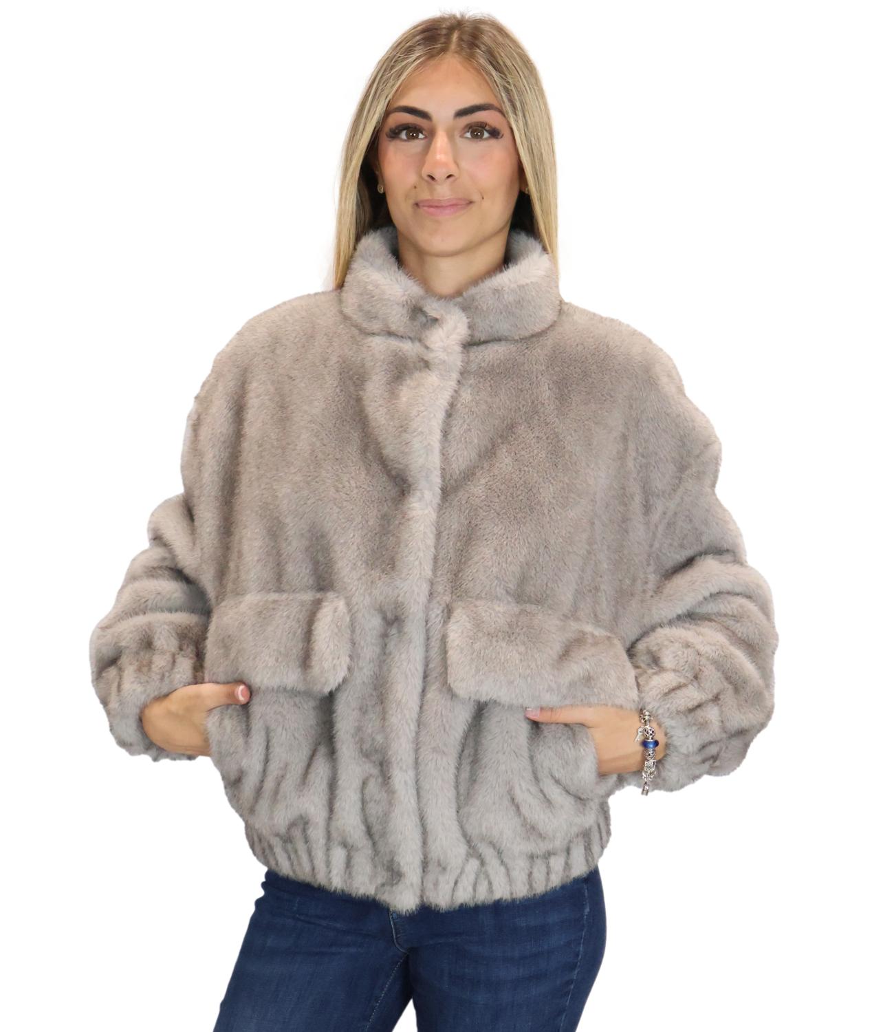 Liu jo Giaccone da Donna - Silver Grey - Wf6215e1133