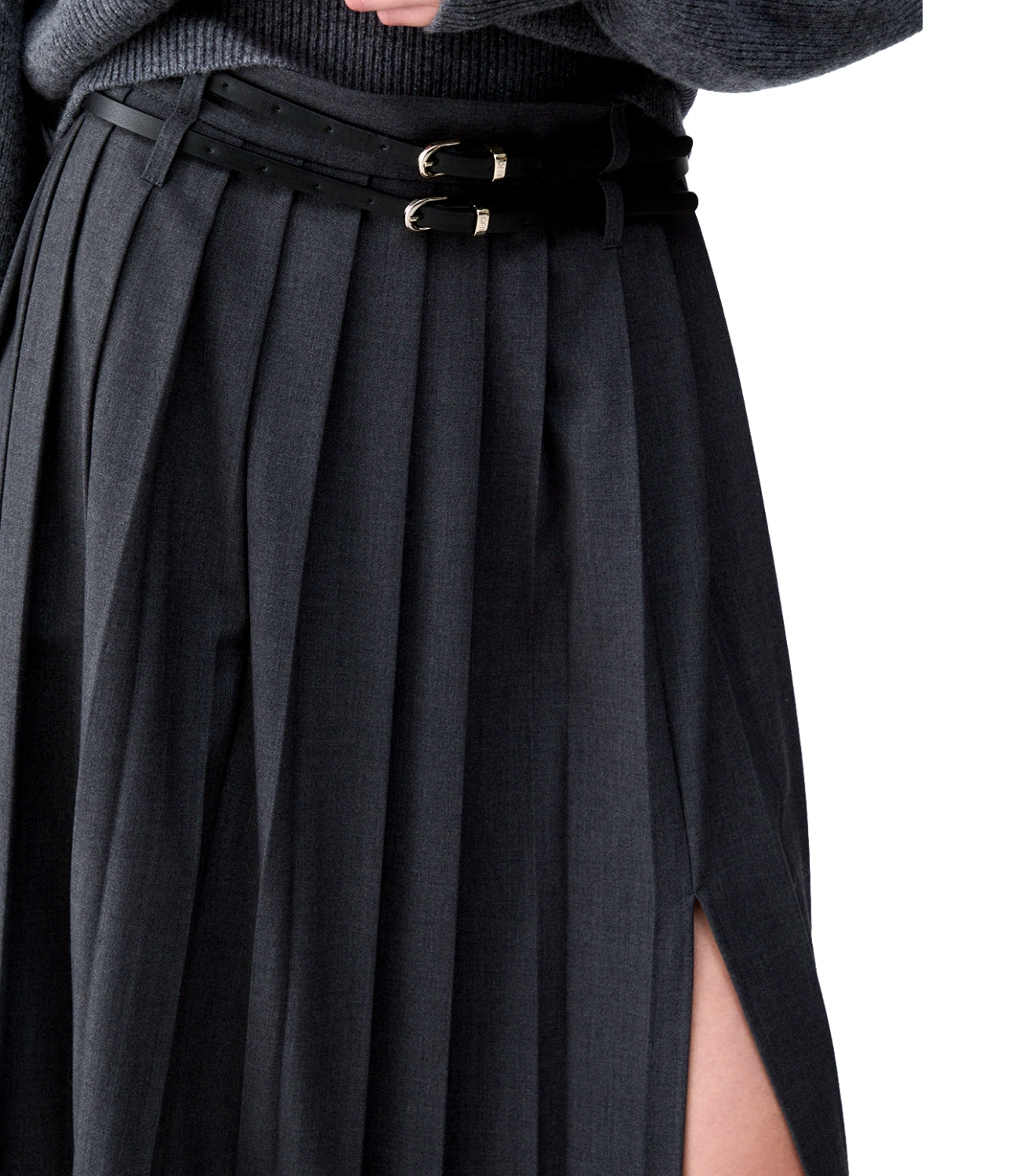 Liu jo Gonna da Donna - Dark Grey Melange - Wf6308t743a