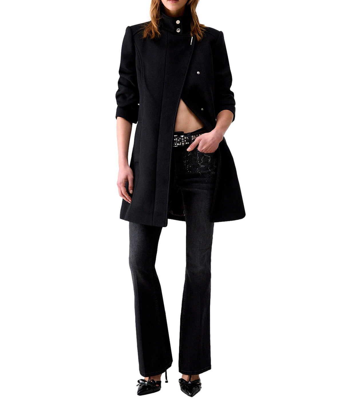 Liu jo Cappotto da Donna - Nero - Wf6412t720a