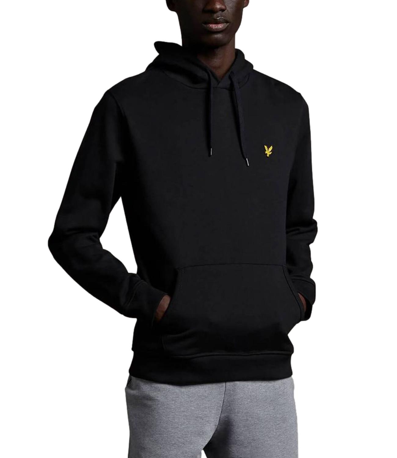 Lyle & Scott Felpa da Uomo - Jet Black - 263mlsml1139v