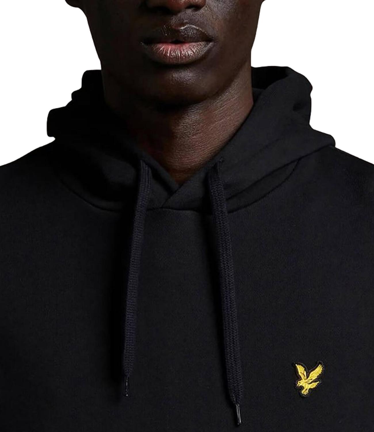 Lyle & Scott Felpa da Uomo - Jet Black - 263mlsml1139v