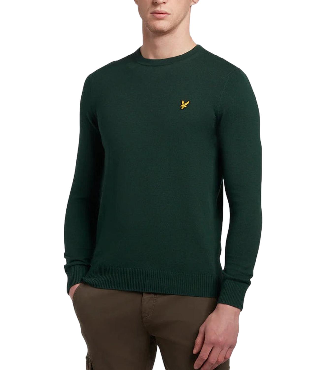 Lyle & Scott Maglia da Uomo - Dark Green - 263mlskn2110vc