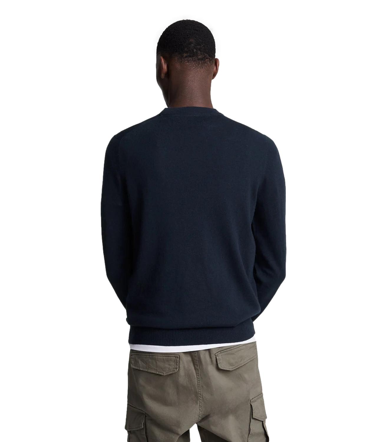 Lyle & Scott Maglia da Uomo - Dark Navy - 263mlskn2110vc