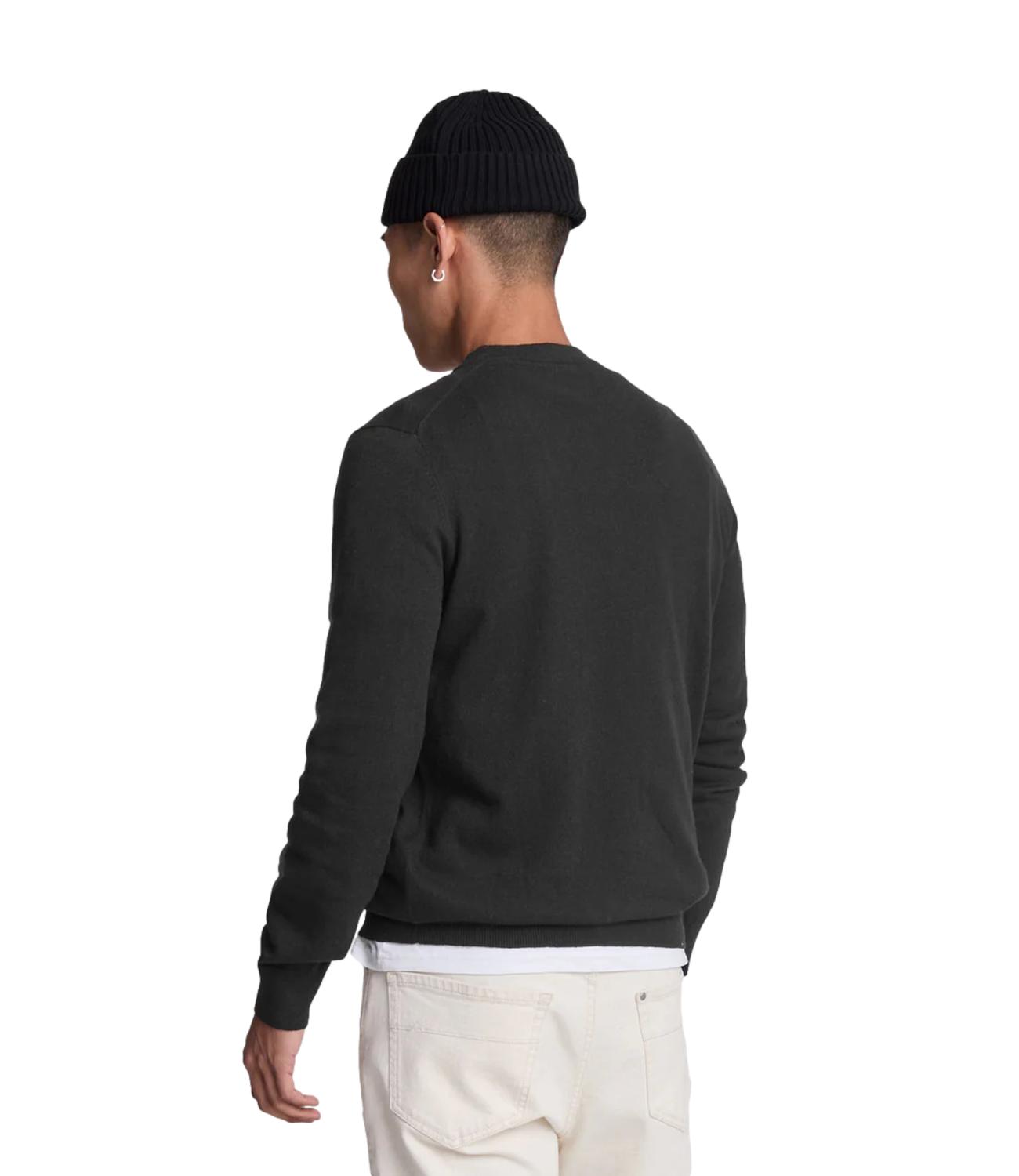 Lyle & Scott Maglia da Uomo - Jet Black - 263mlskn2110vc