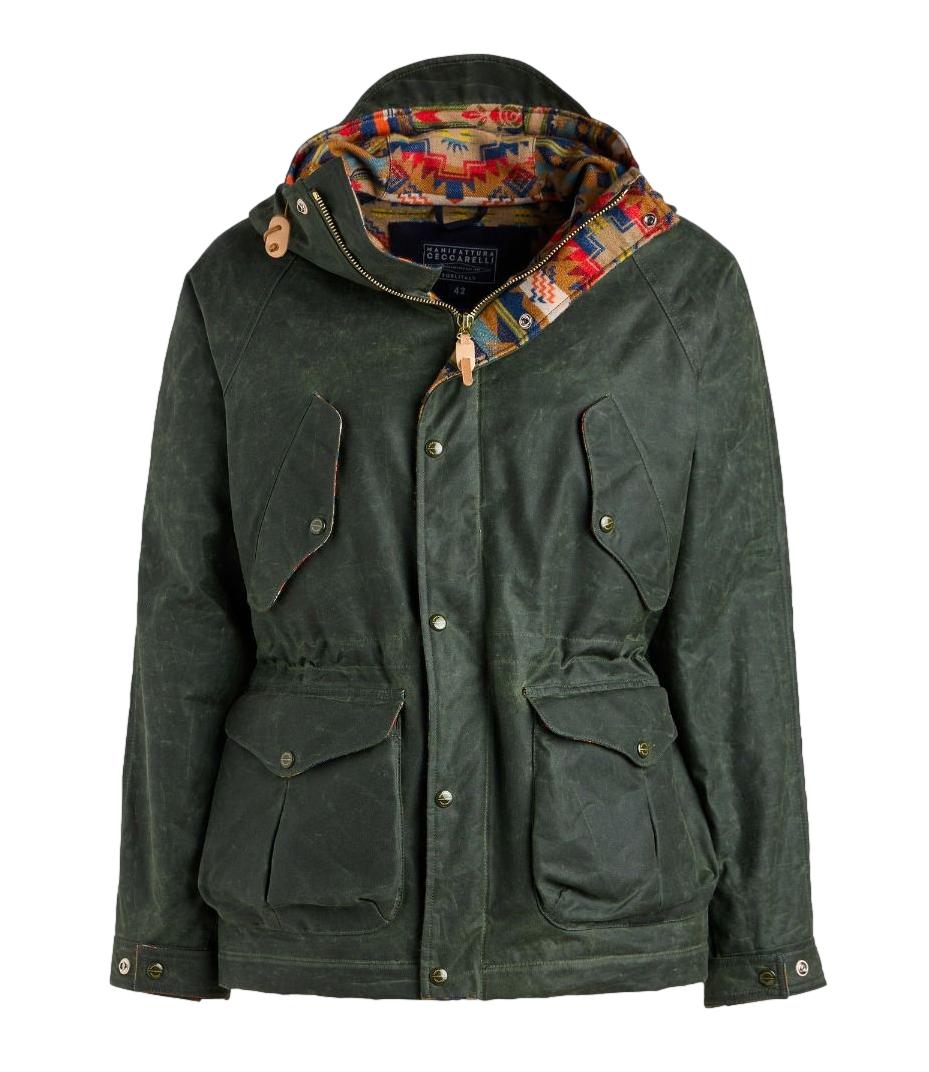 Manifattura Ceccarelli Parka da Uomo - Dark Green - 7191-wx