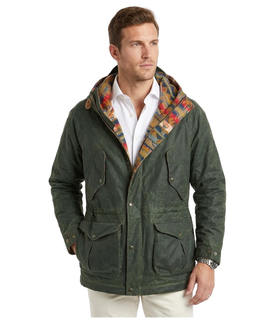 Manifattura Ceccarelli Parka da Uomo - Dark Green - 7191-wx