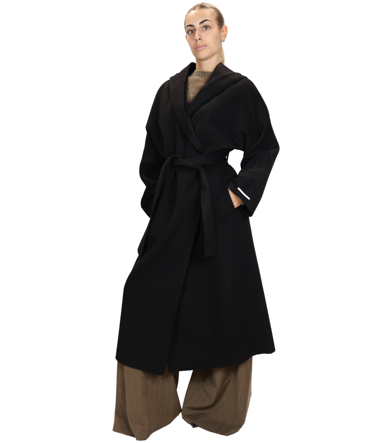 Marella Cappotto da Donna - Nero - 2623016032200