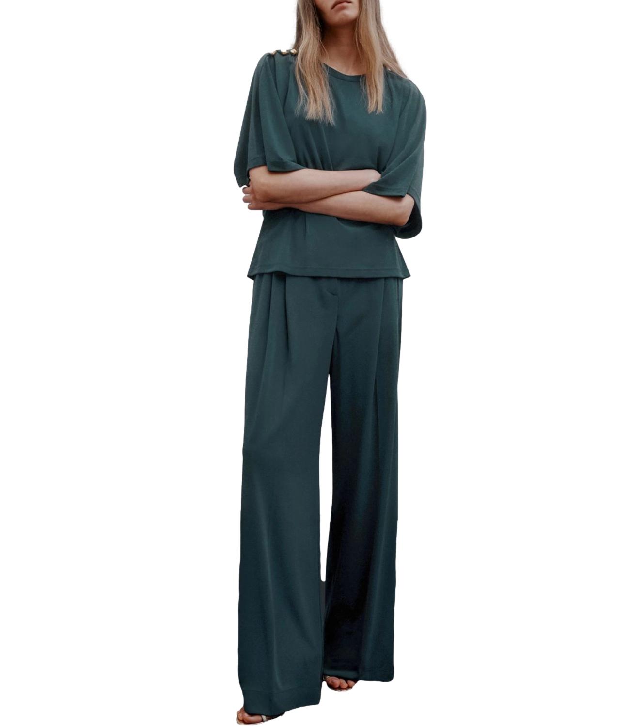 Marella Art.365 Pantalone da Donna - Blu Pavone - 2623786013200