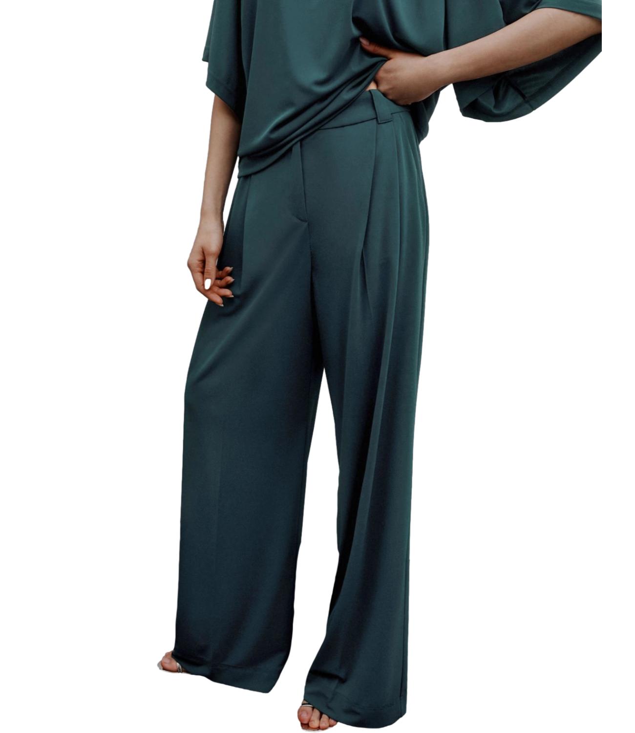 Marella Art.365 Pantalone da Donna - Blu Pavone - 2623786013200