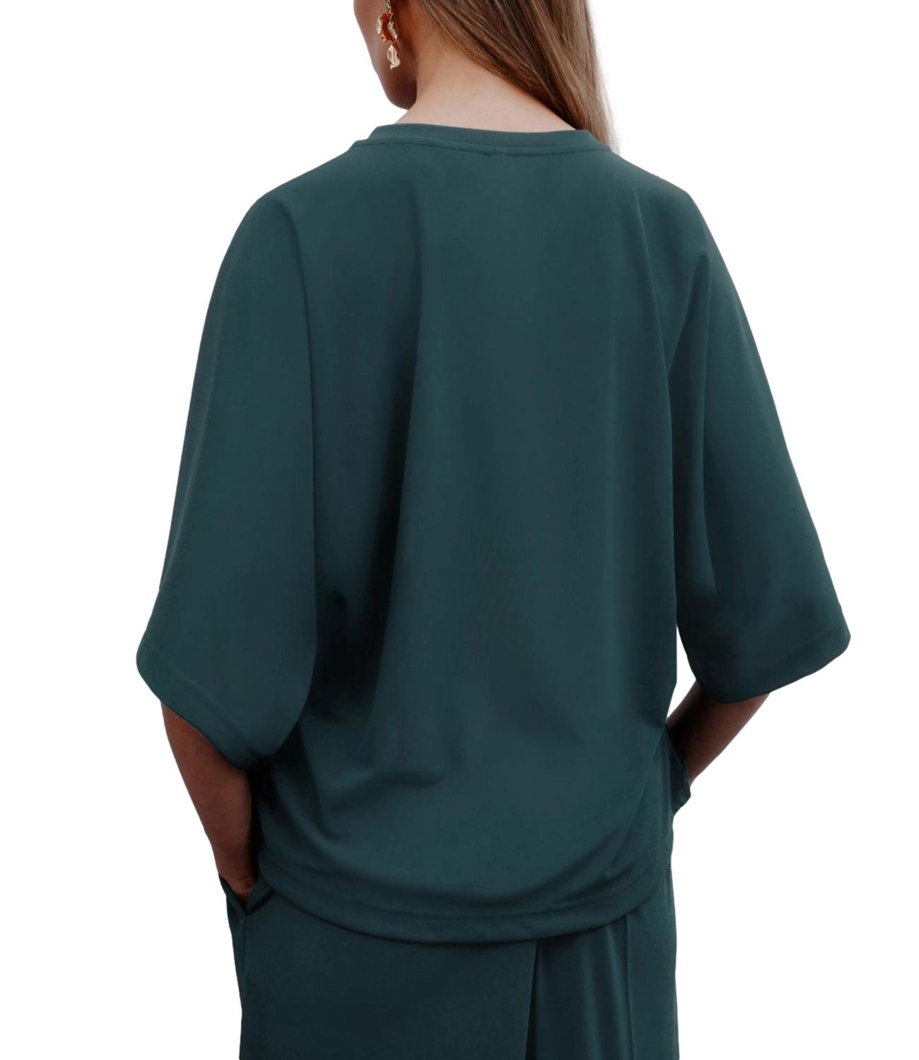 Marella Art.365 T-Shirt da Donna - Blu Pavone - 2623976013200
