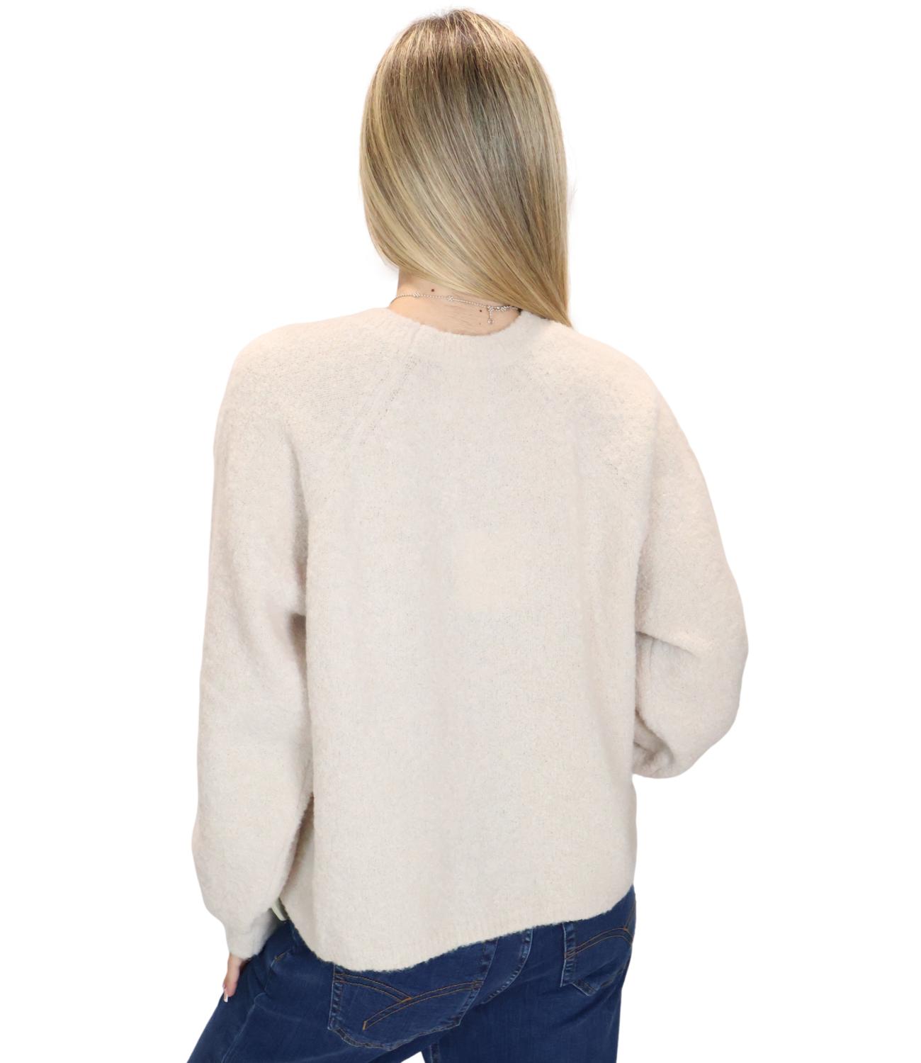 Marella Monochrome Maglia da Donna - Tortora - 2623366195200