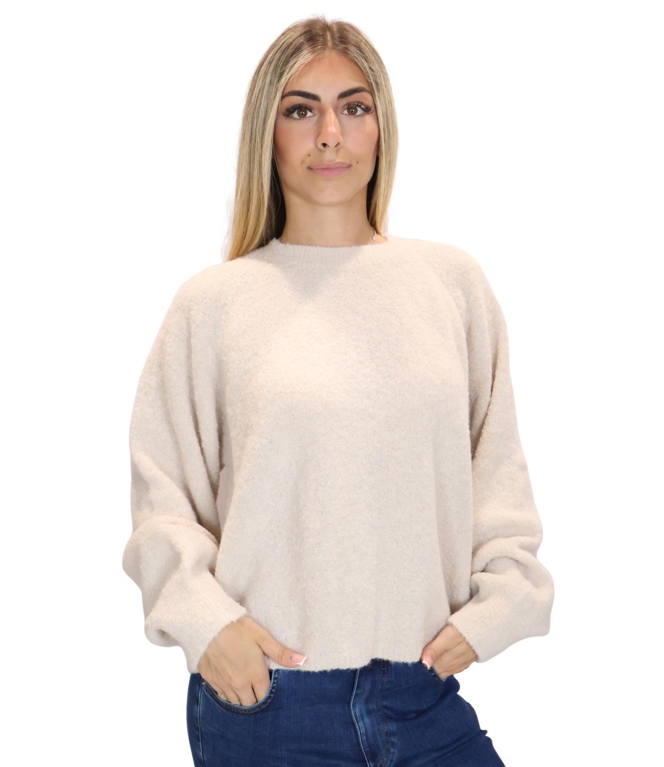 Marella Monochrome Maglia da Donna - Tortora - 2623366195200