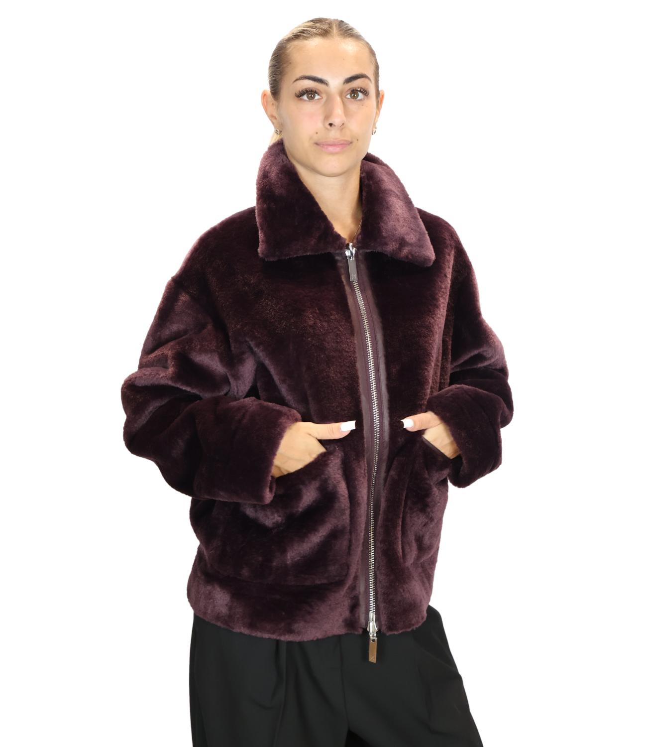 Marella Monochrome Giacca da Donna - Mora - 2623456045200