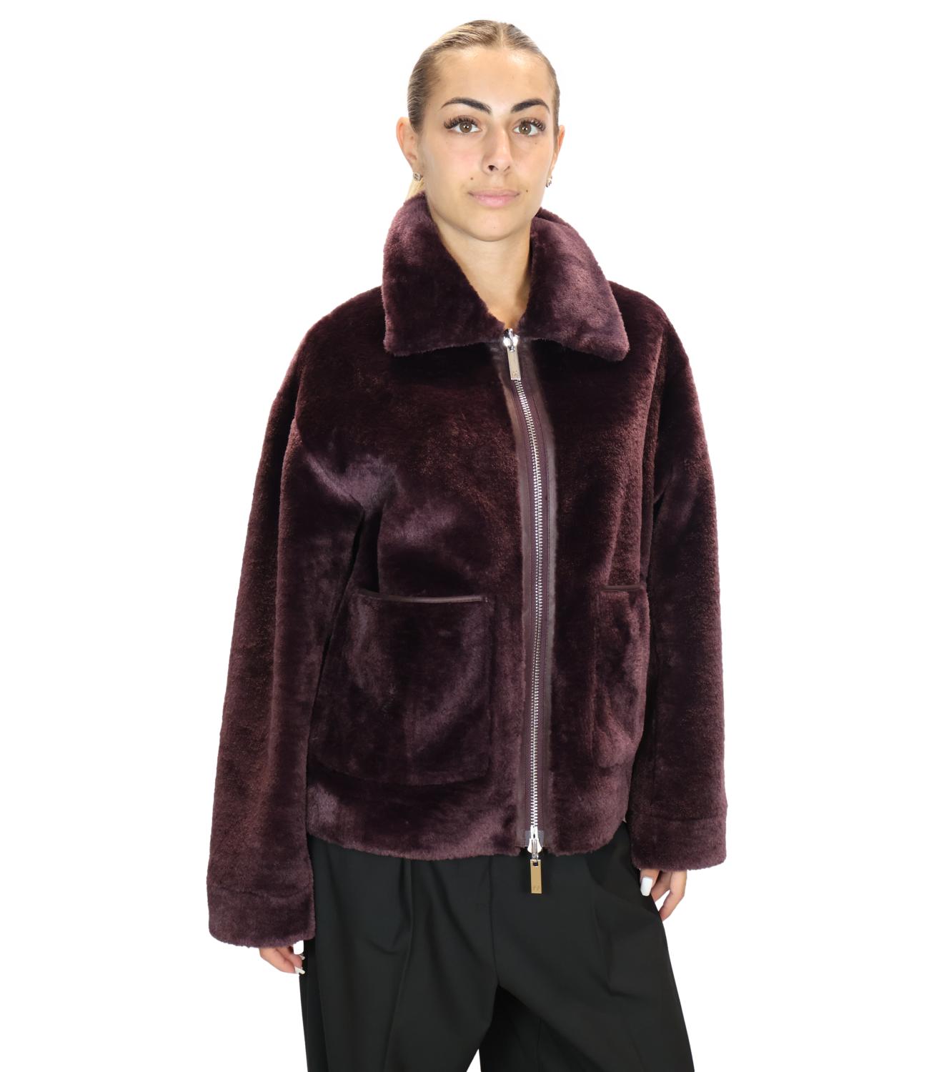 Marella Monochrome Giacca da Donna - Mora - 2623456045200