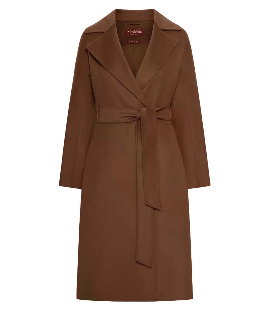 Max Mara Studio Cappotto da Donna - Cuoio - 2626016021600
