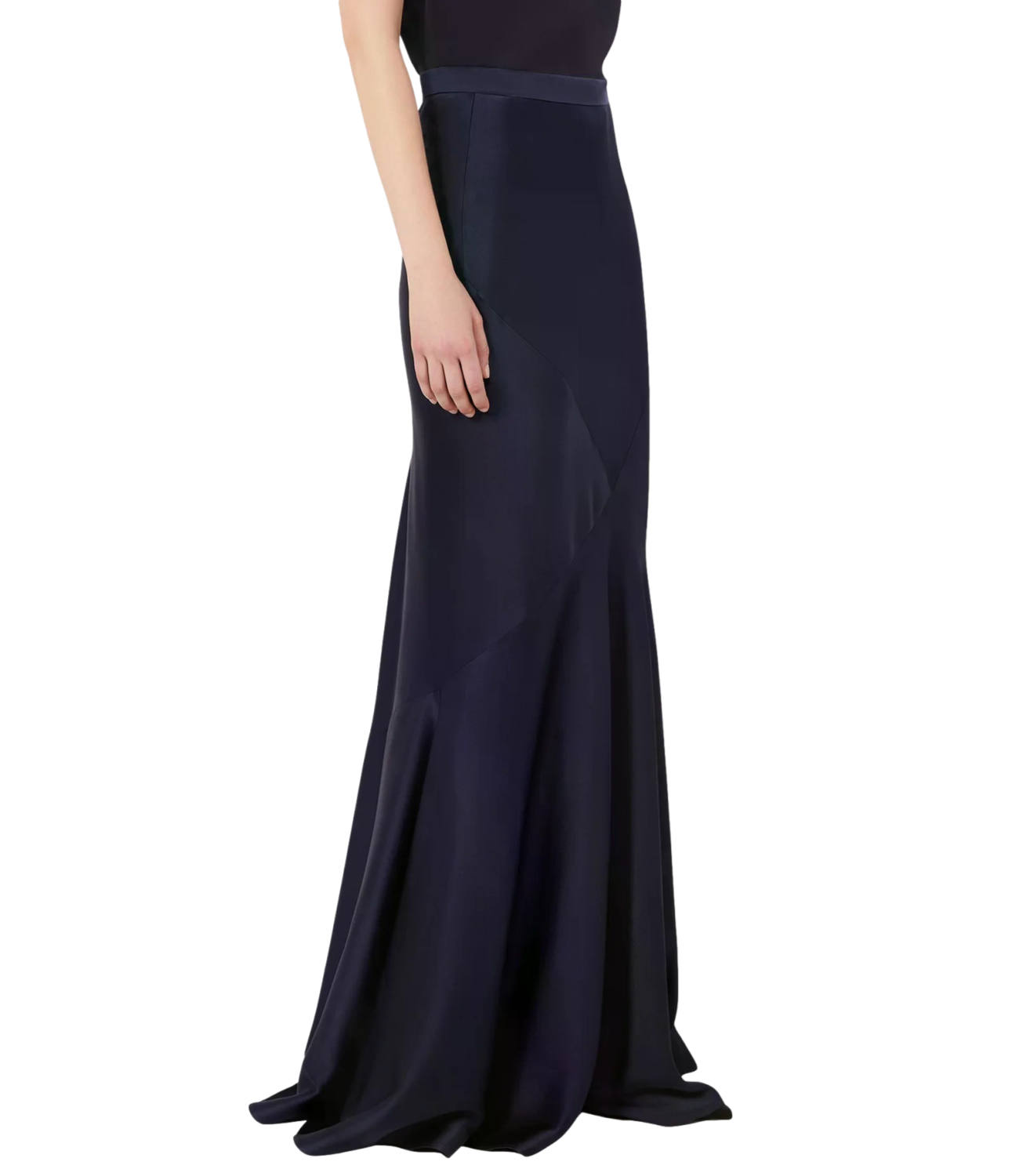 Max Mara Studio gonna lunga blu notte Mseacerbo