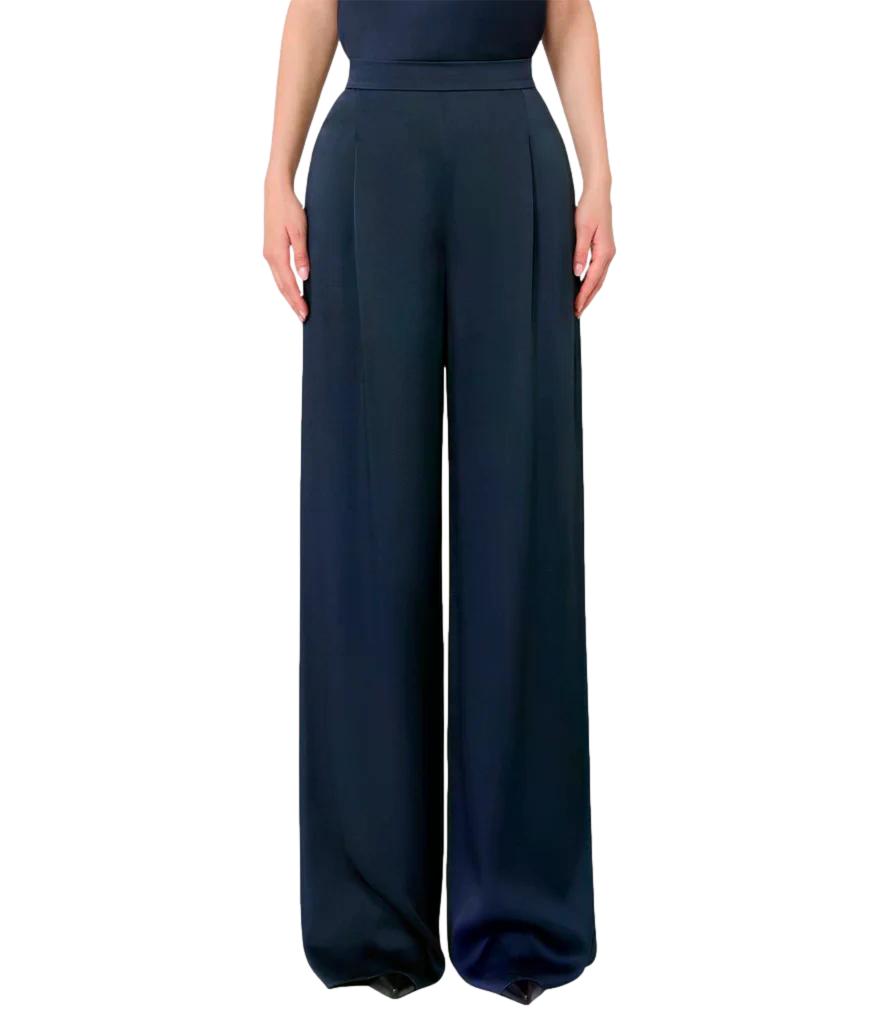 Max Mara Studio Pantalone da Donna - Blu Notte - 2626136033600
