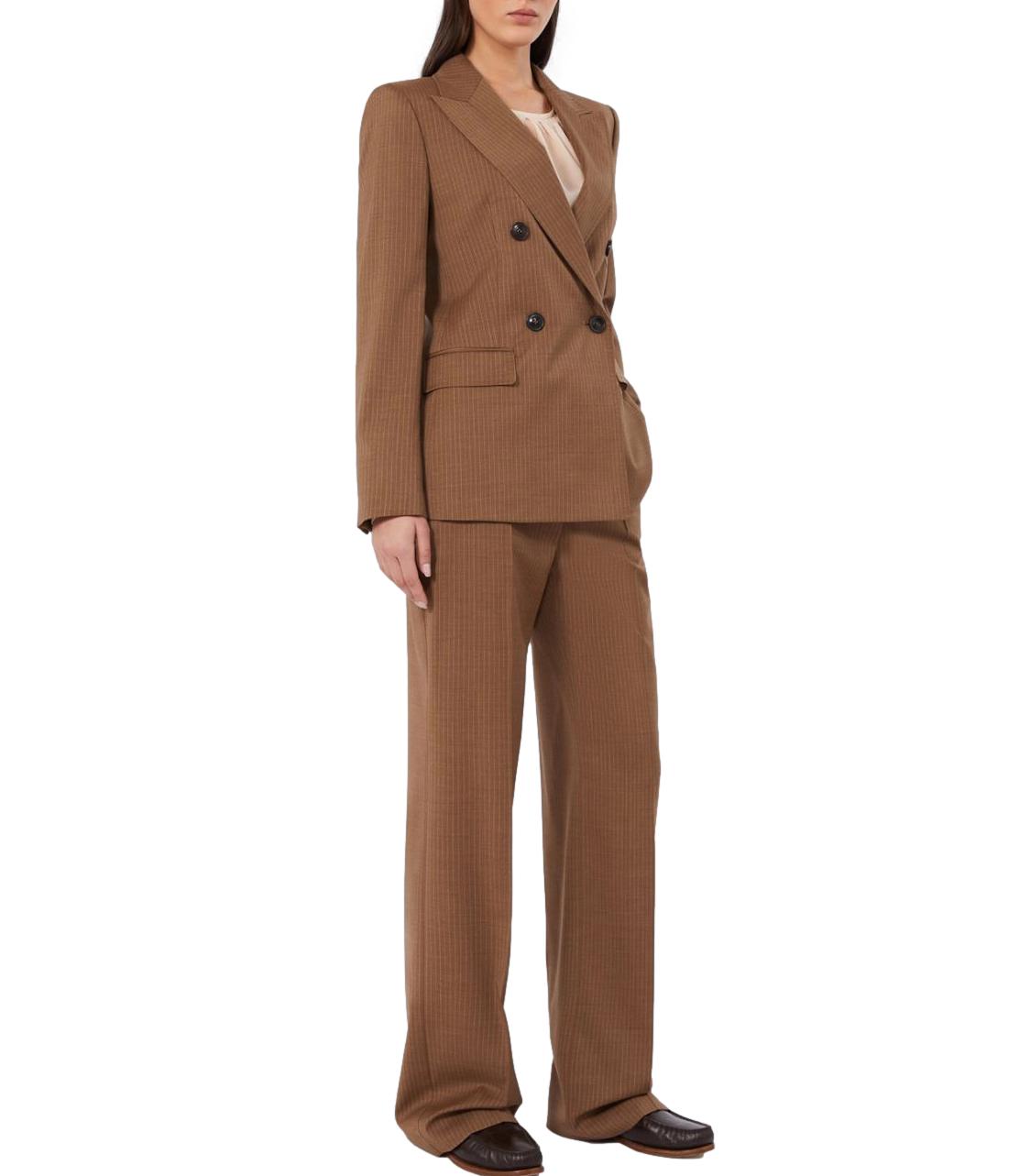 Max Mara Studio Pantalone da Donna - Cammello - 2626136041600