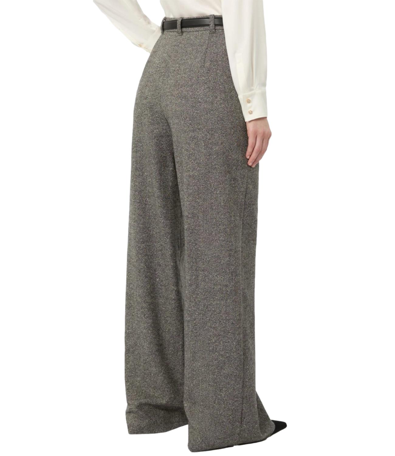 Max Mara Studio Pantalone da Donna - Bianco Nero - 2626136042600