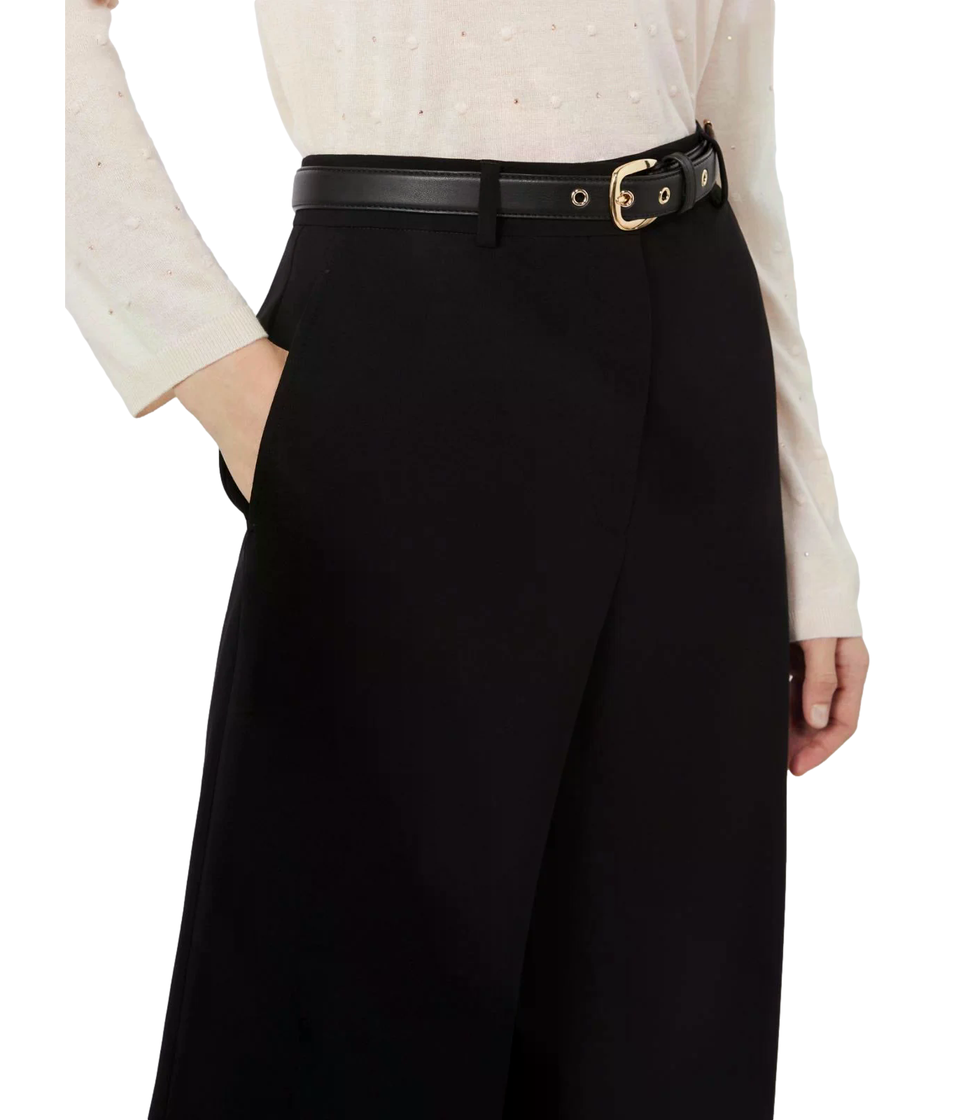 Pantalone Mstaere Max Mara Studio nero