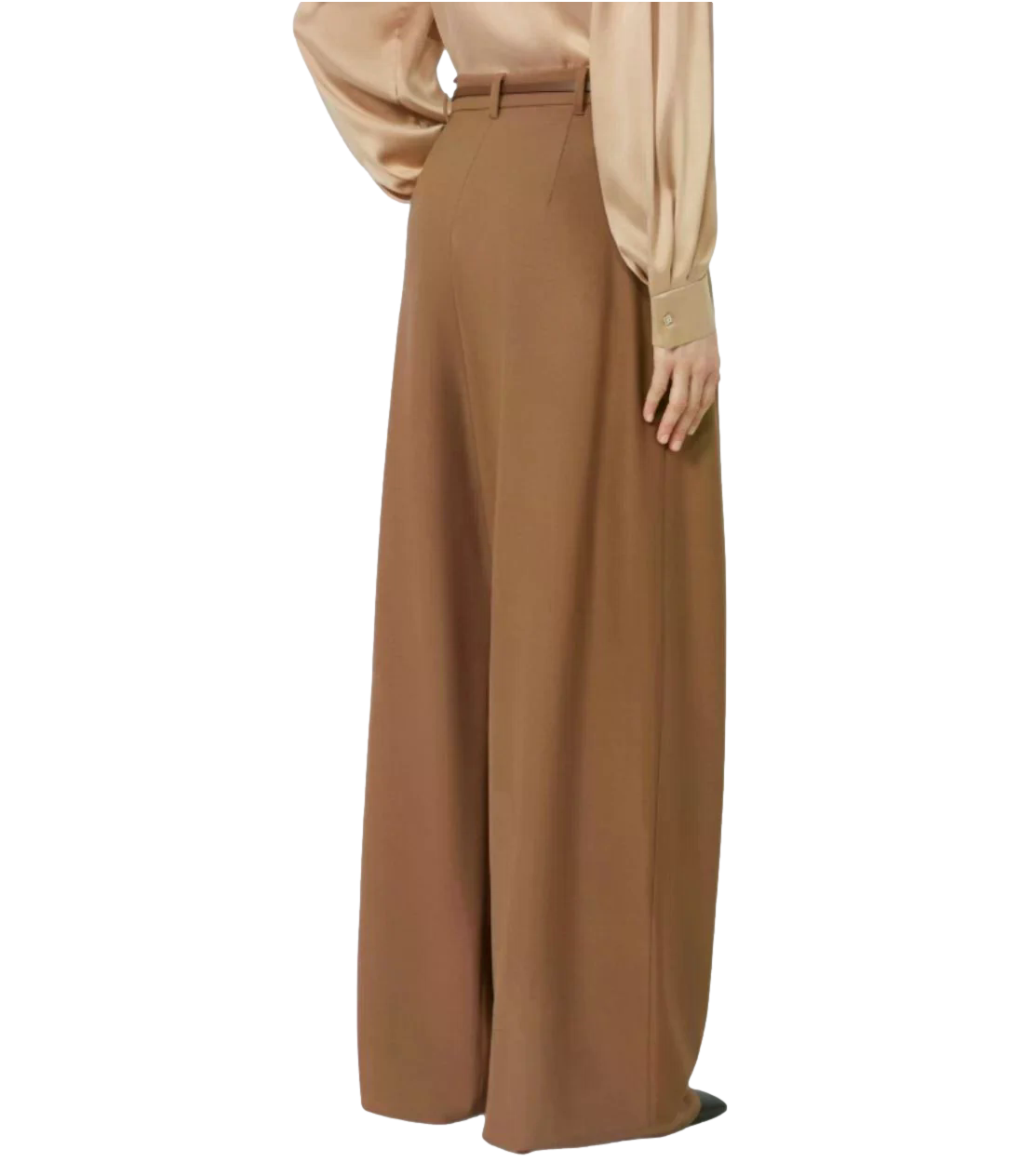 Pantalone Mstaere Max Mara Studio marrone cuoio