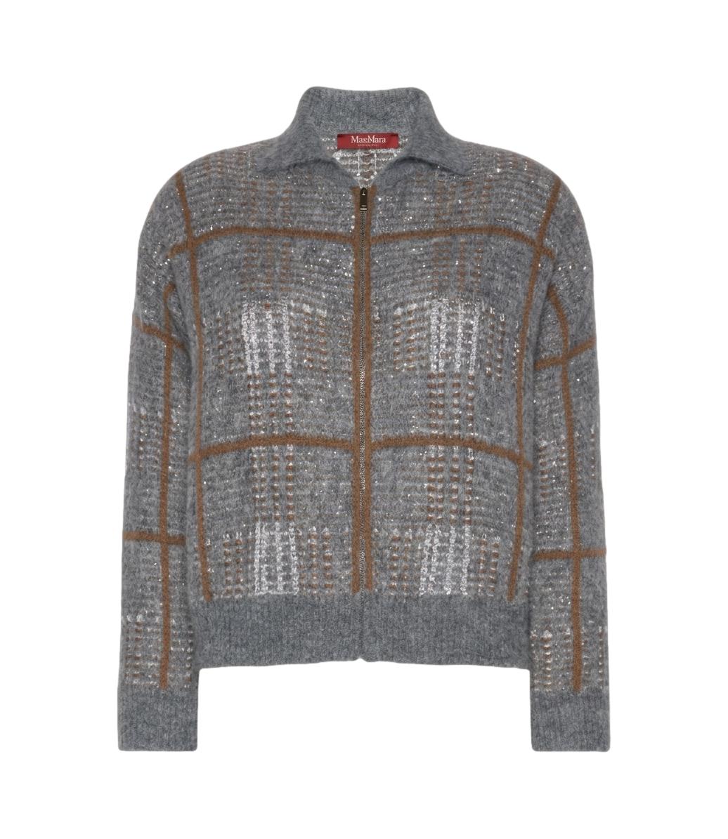 Max Mara Studio Cardigan da Donna - Grigio Medio - 2626346022600