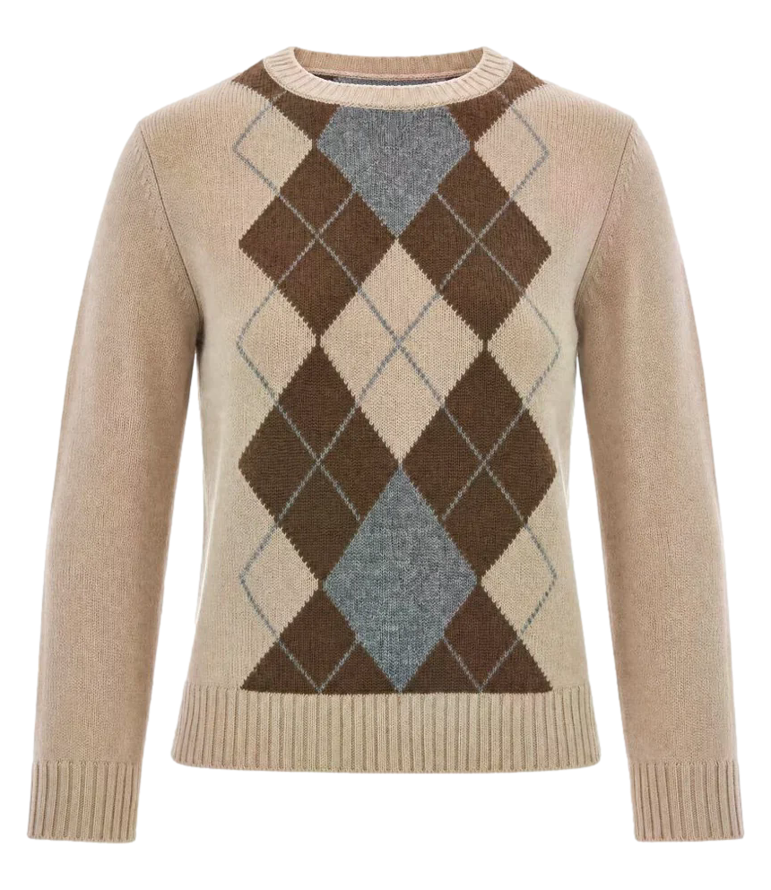 Max Mara Studio Mstfaraone beige a rombi