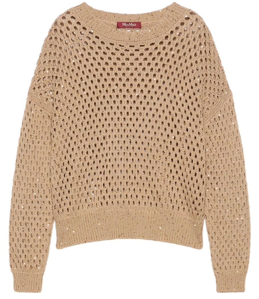 Max Mara Studio Maglia da Donna - Cammello - 2626366141600