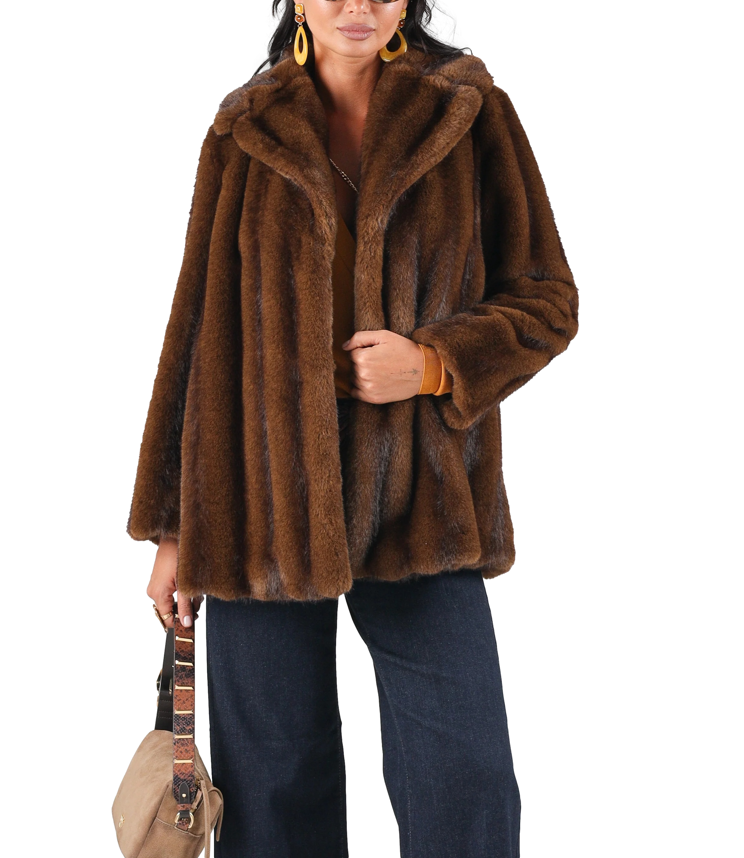 Max Mara Studio Pelliccia da Donna - Nocciola - 2626456022600