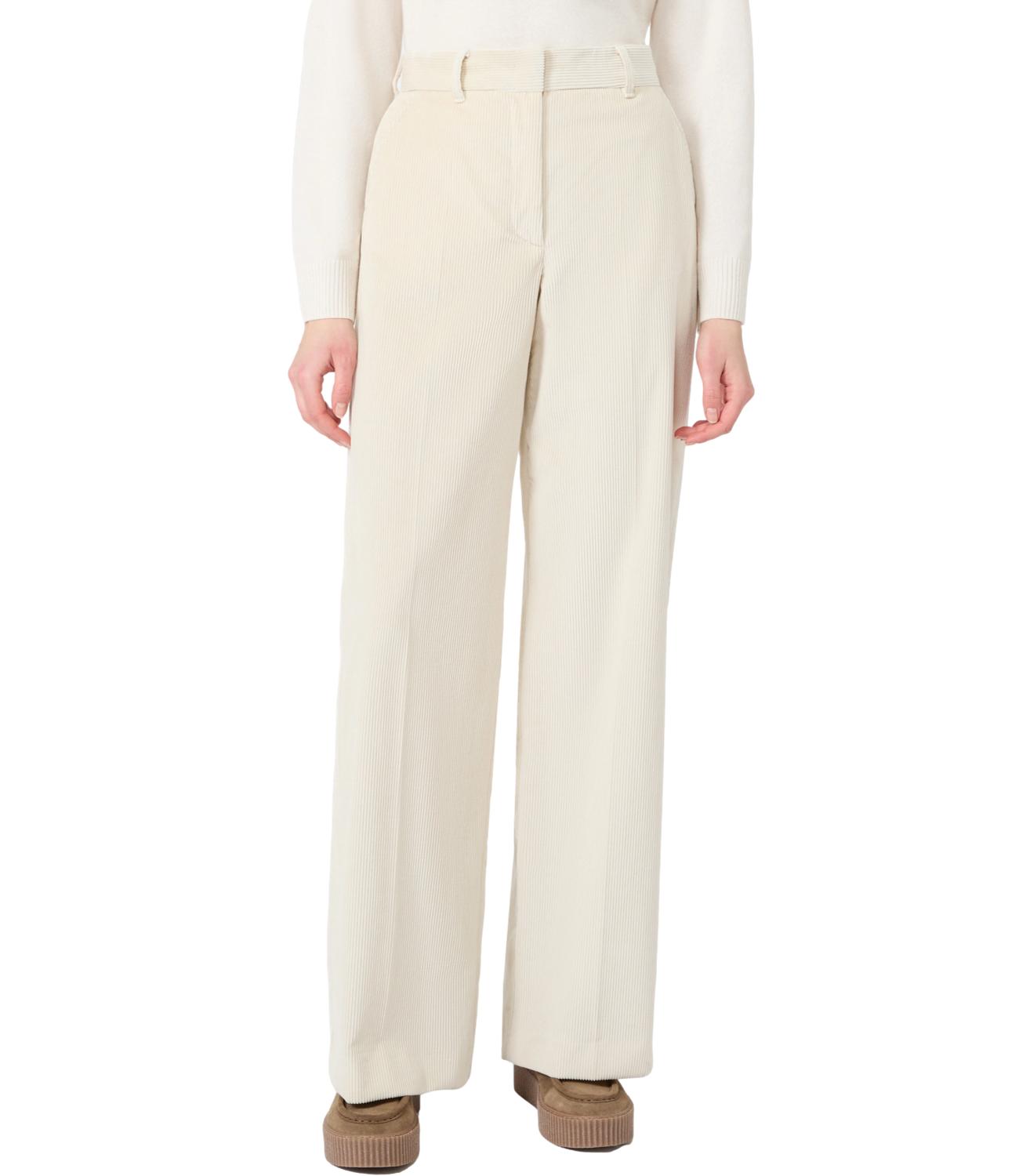 Max Mara Weekend Pantalone da Donna - Avorio - 2625136012600