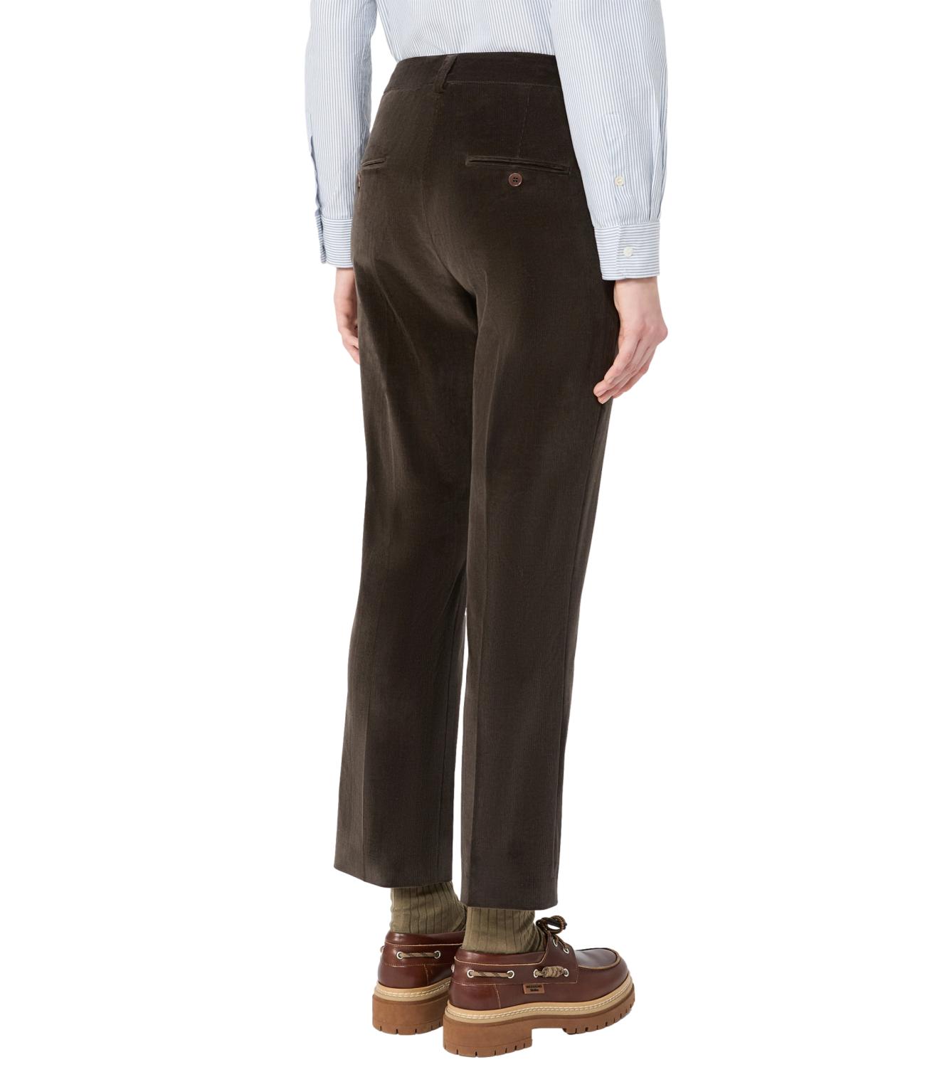Max Mara Weekend Pantalone da Donna - Marrone Scuro - 2625136022600