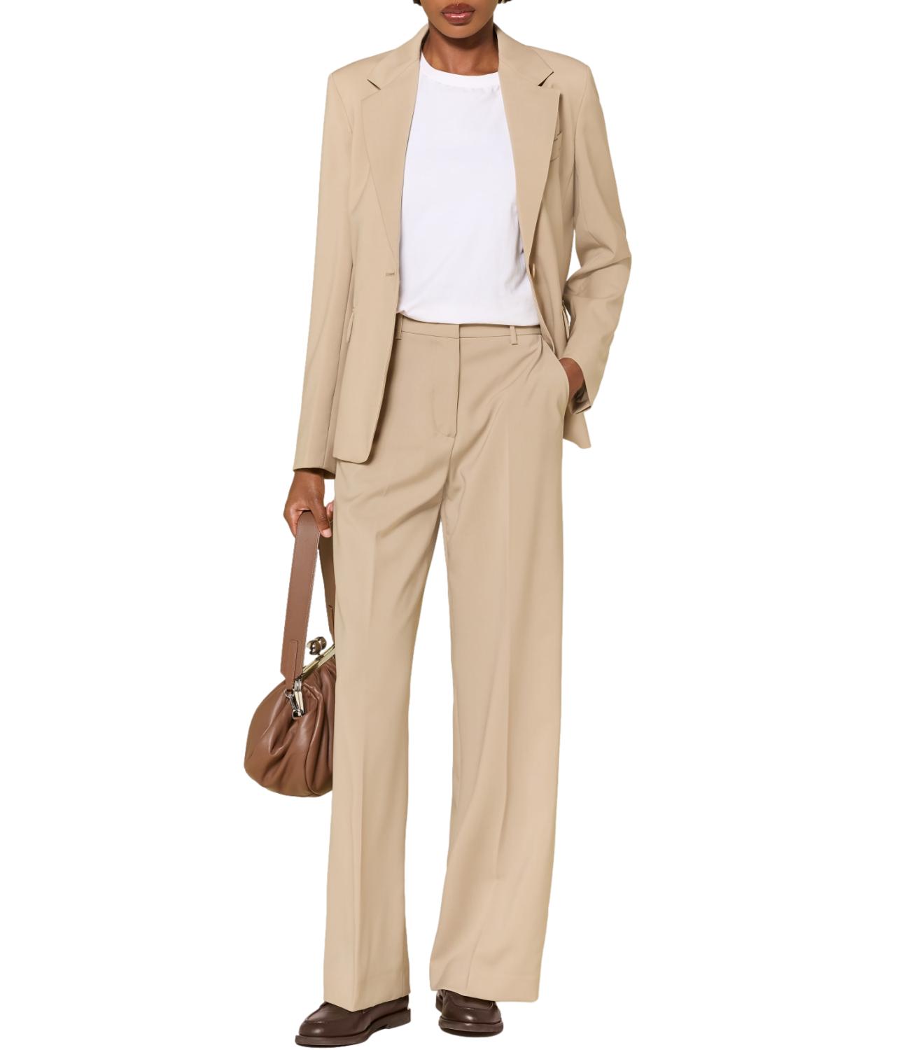 Max Mara Weekend Pantalone da Donna - Beige - 2625136061600