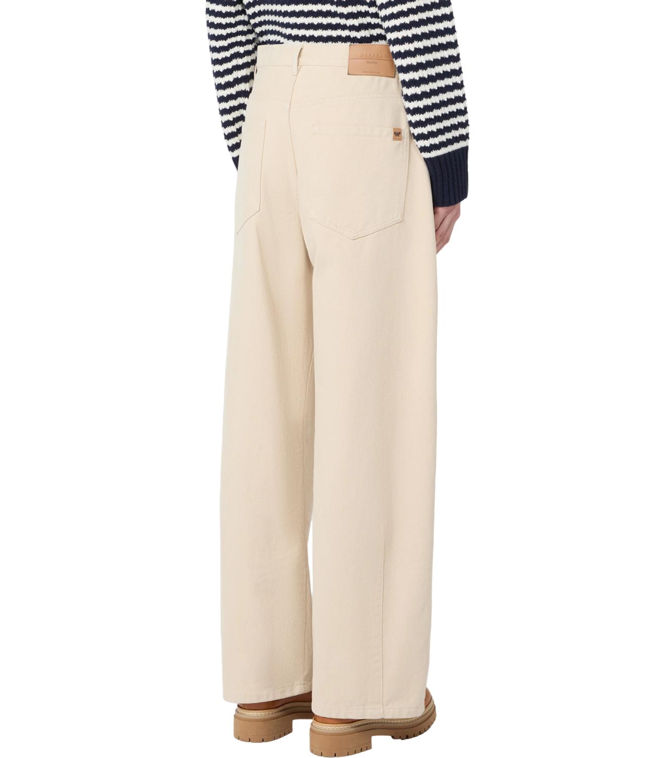 Max Mara Weekend Pantalone da Donna - Avorio - 2625136072600