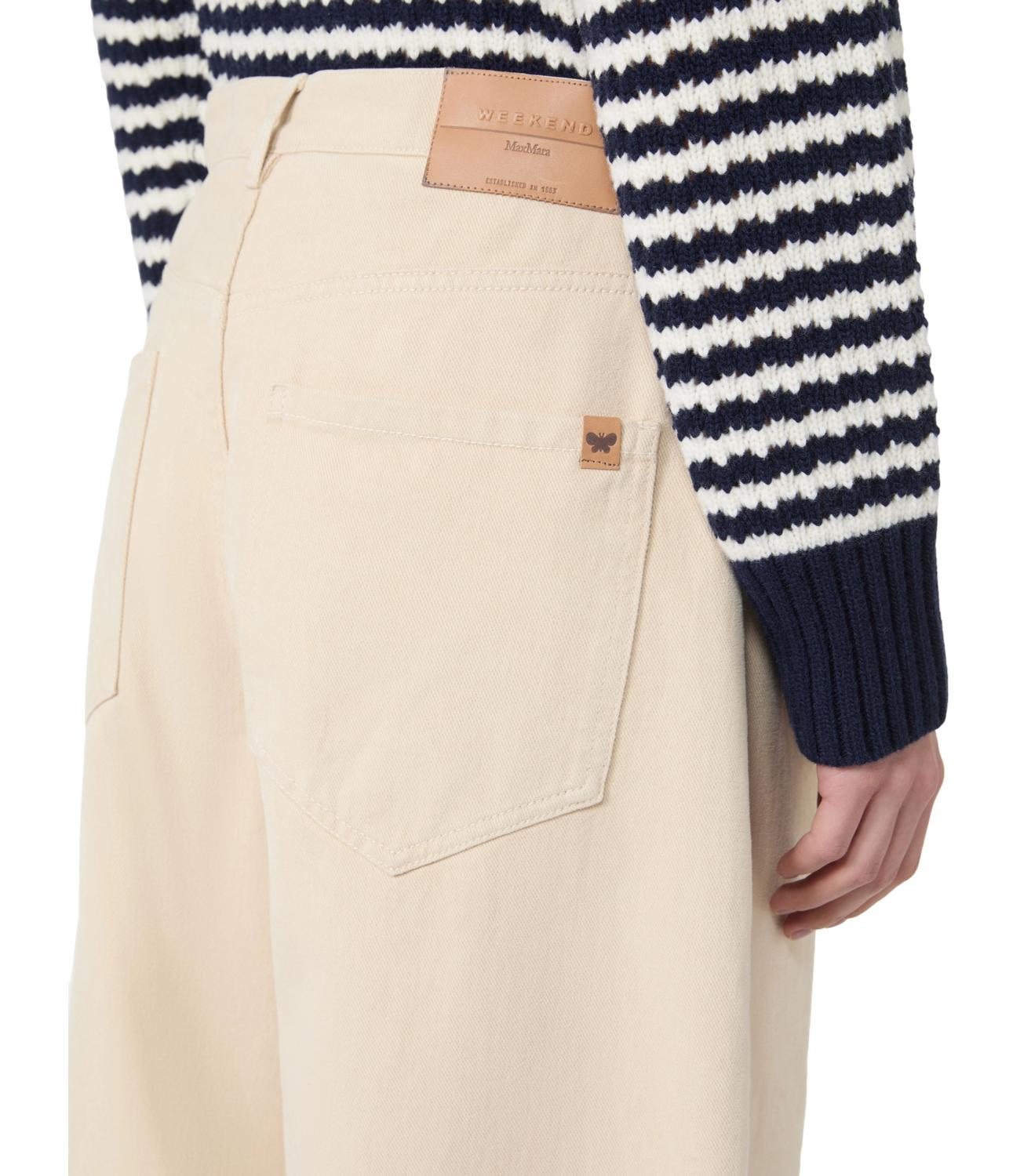 Max Mara Weekend Pantalone da Donna - Avorio - 2625136072600