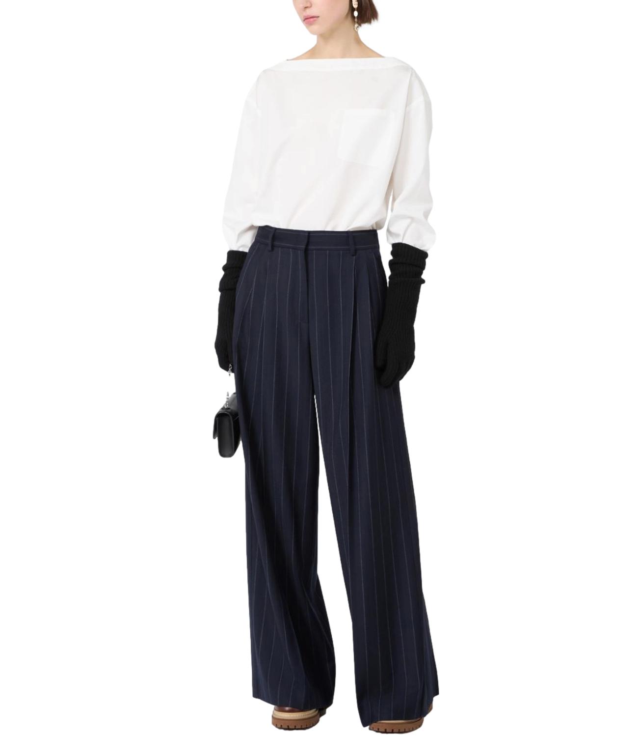 Max Mara Weekend Pantalone da Donna - Blu - 2625136102600
